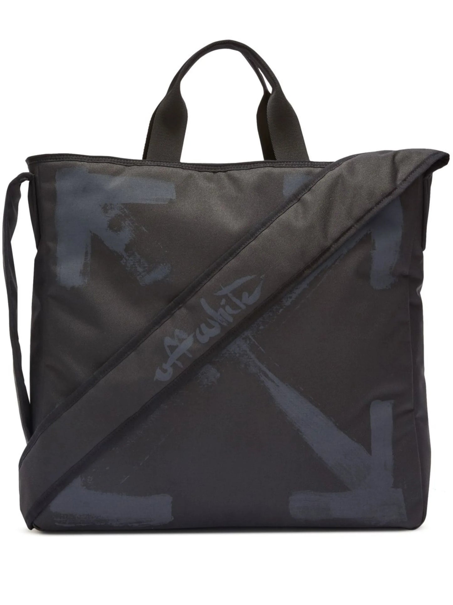 Arrows-print tote bag