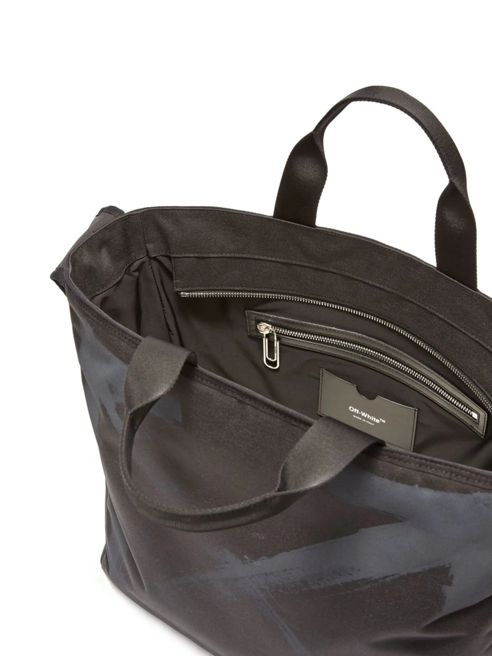 Arrows-print tote bag