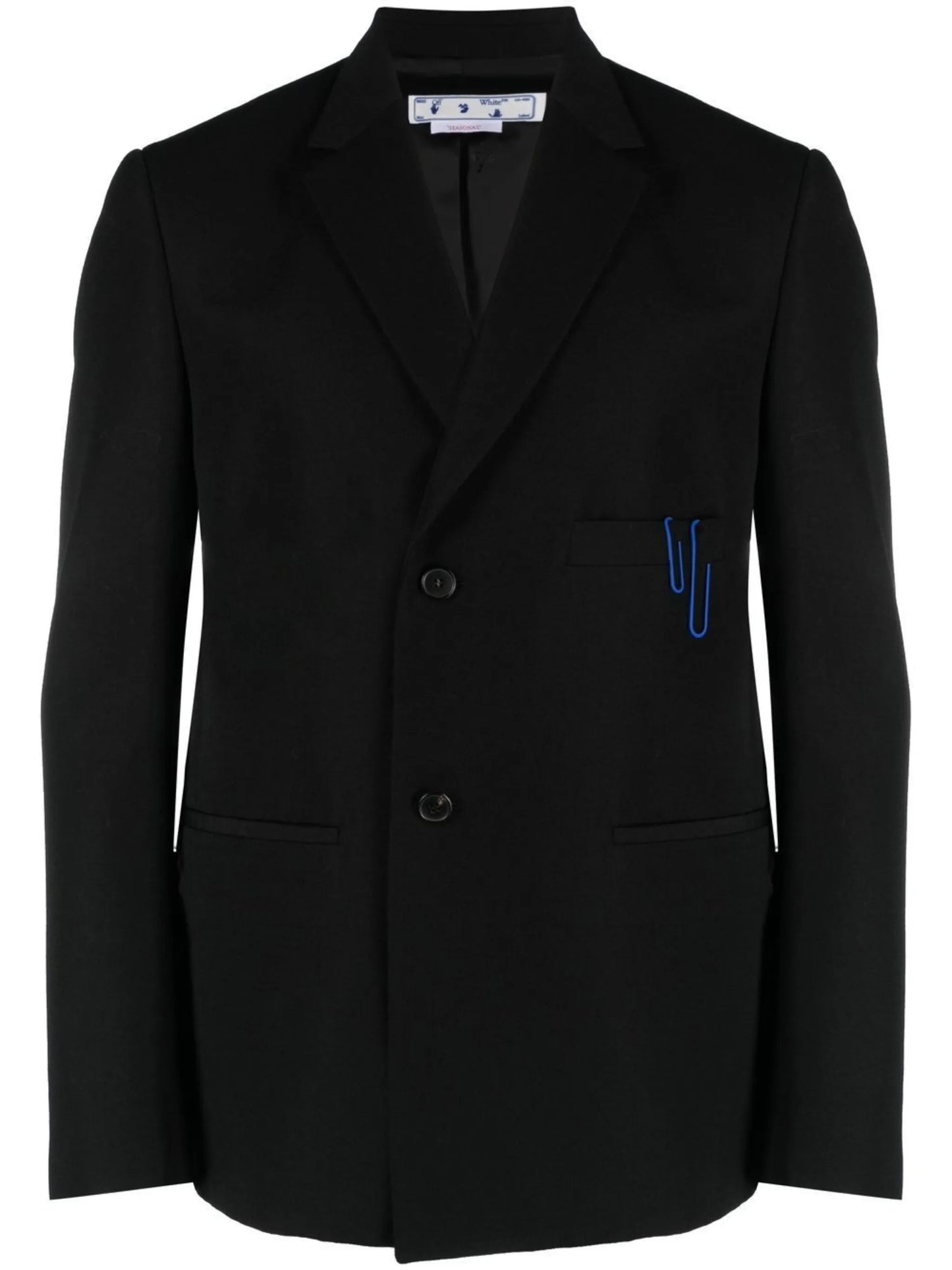 single-breasted tailored blazer