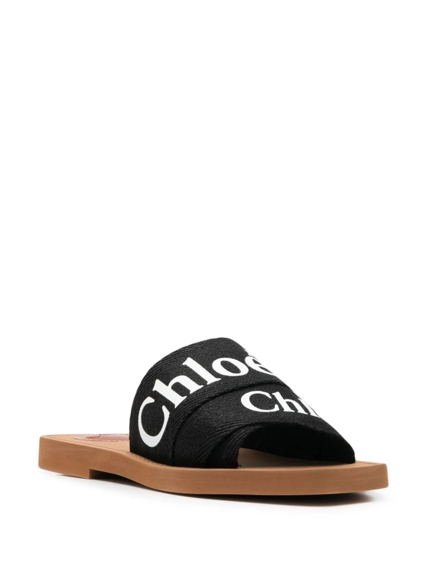logo-strap sandals