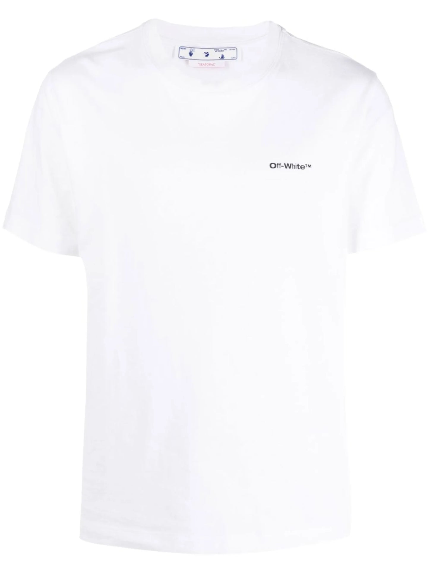 Wave Diag-Stripe cotton T-shirt