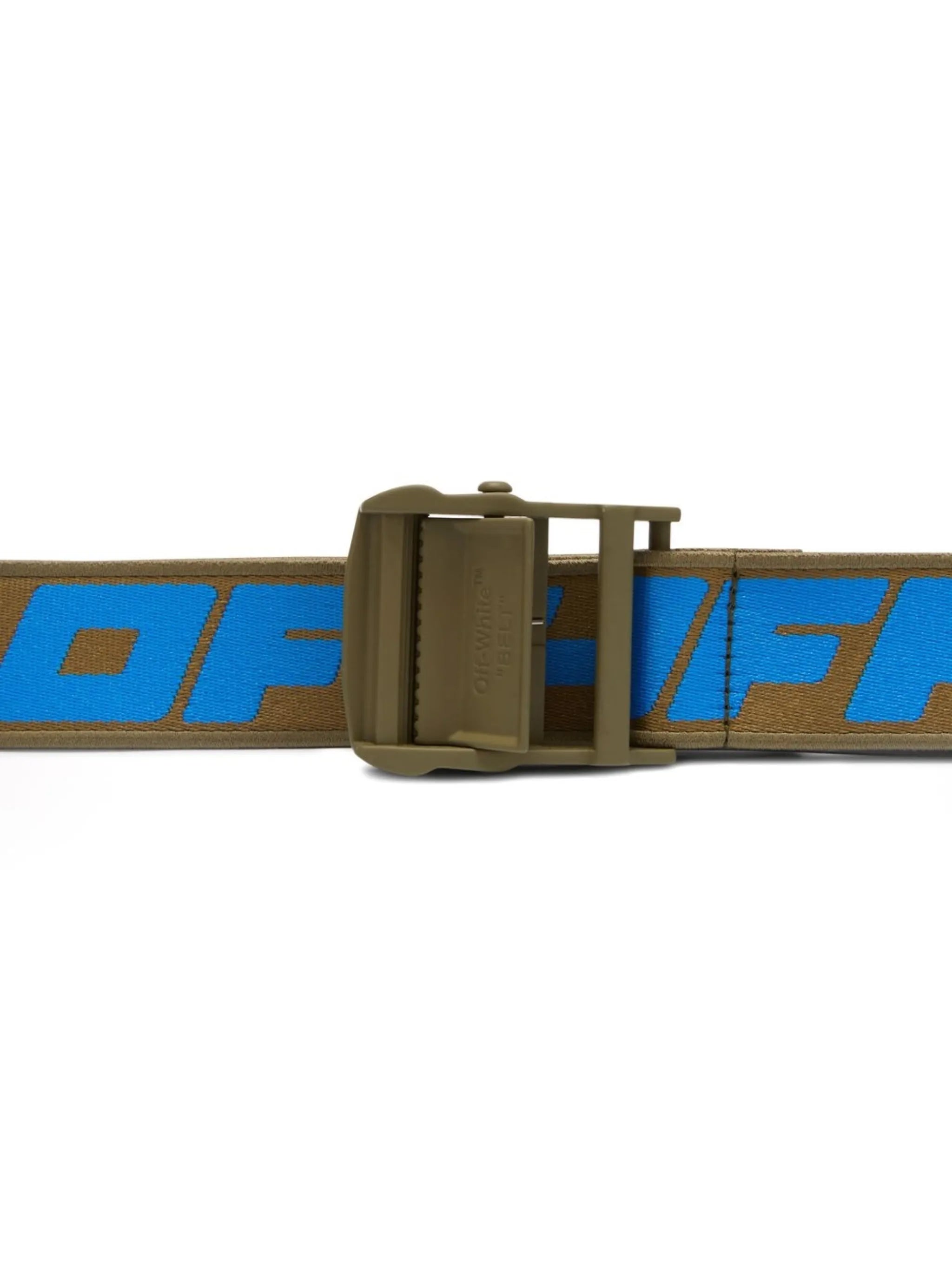 Industrial logo-print belt