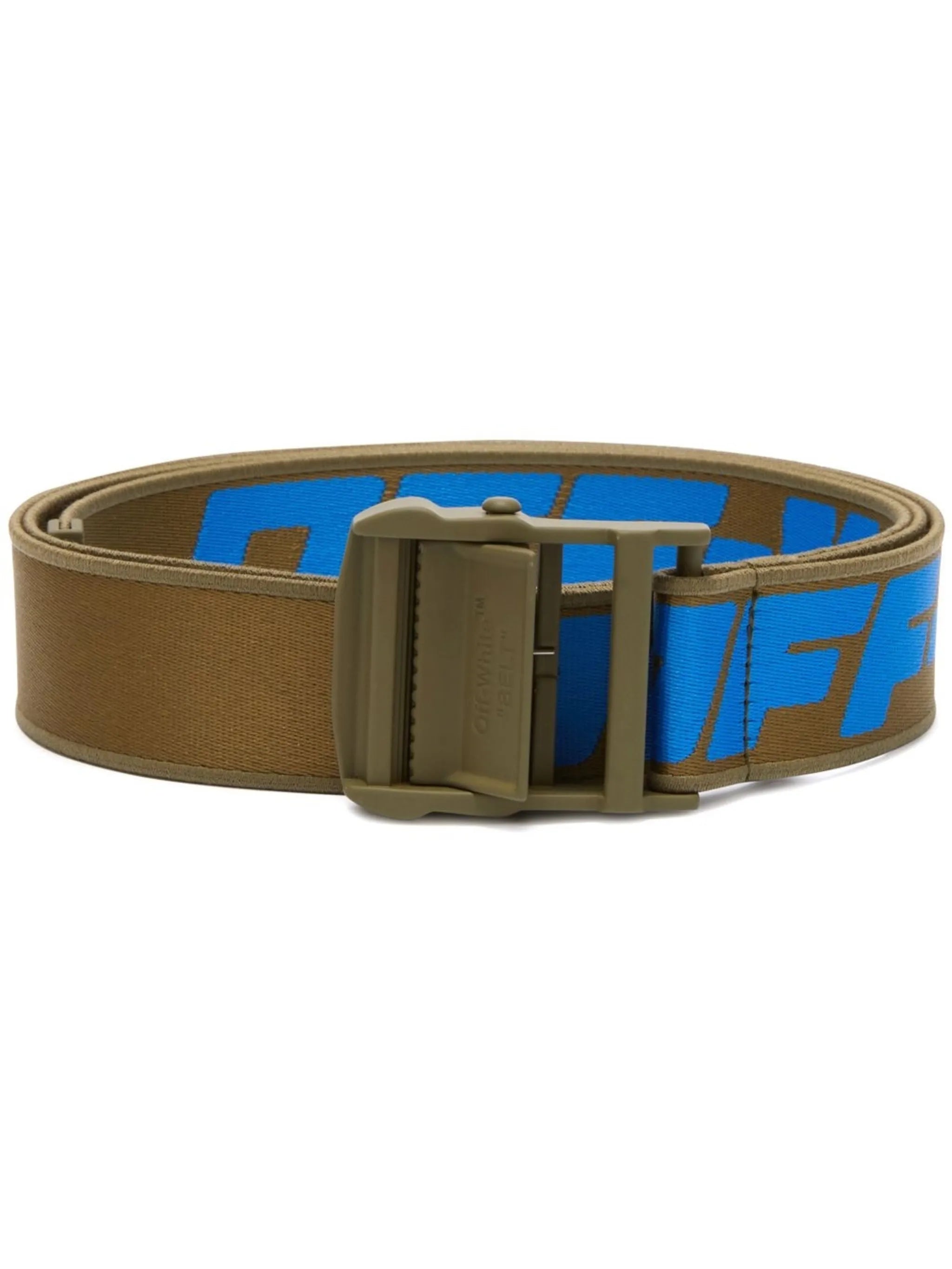 Industrial logo-print belt