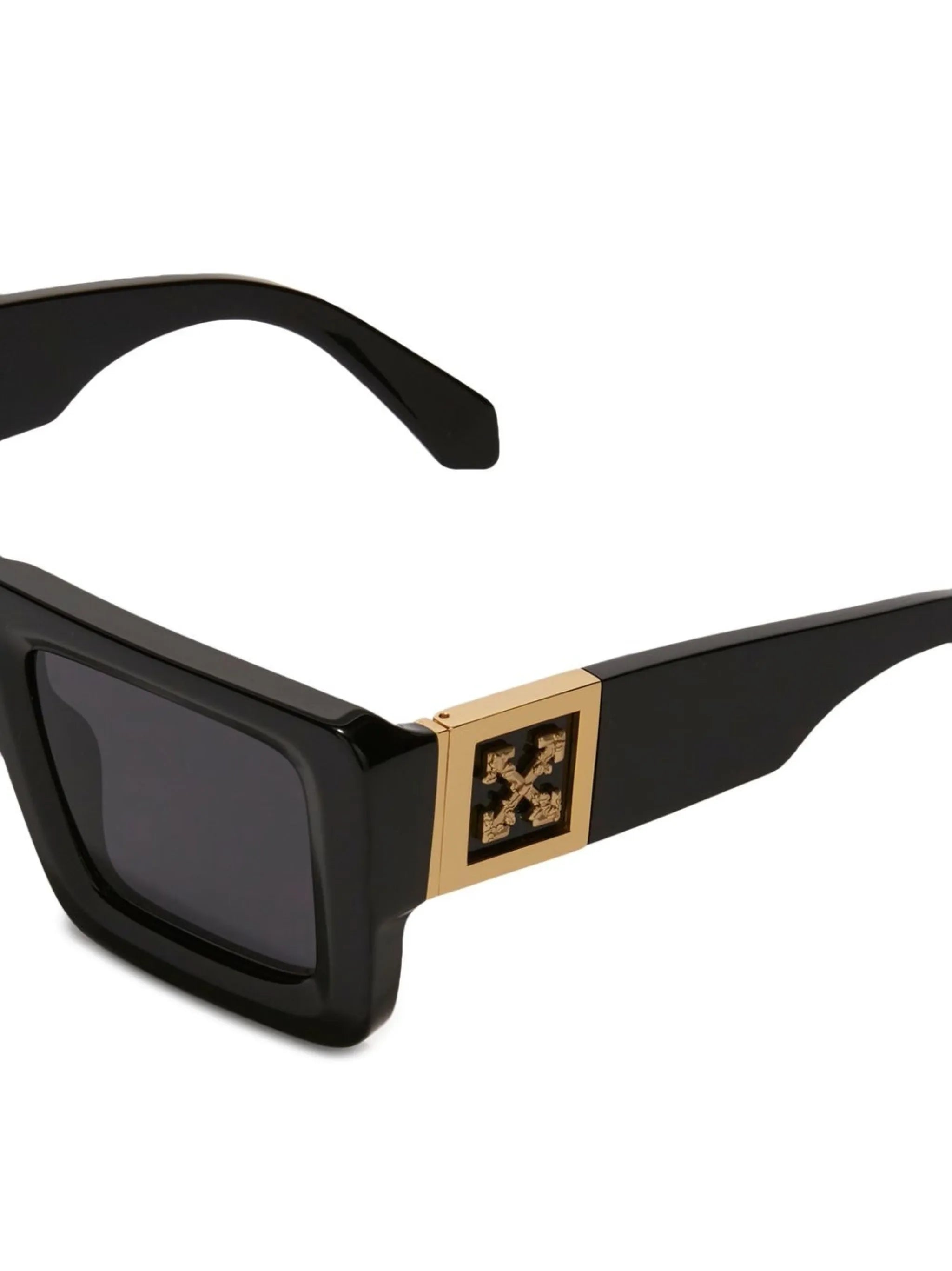 Arrows-motif tinted sunglasses