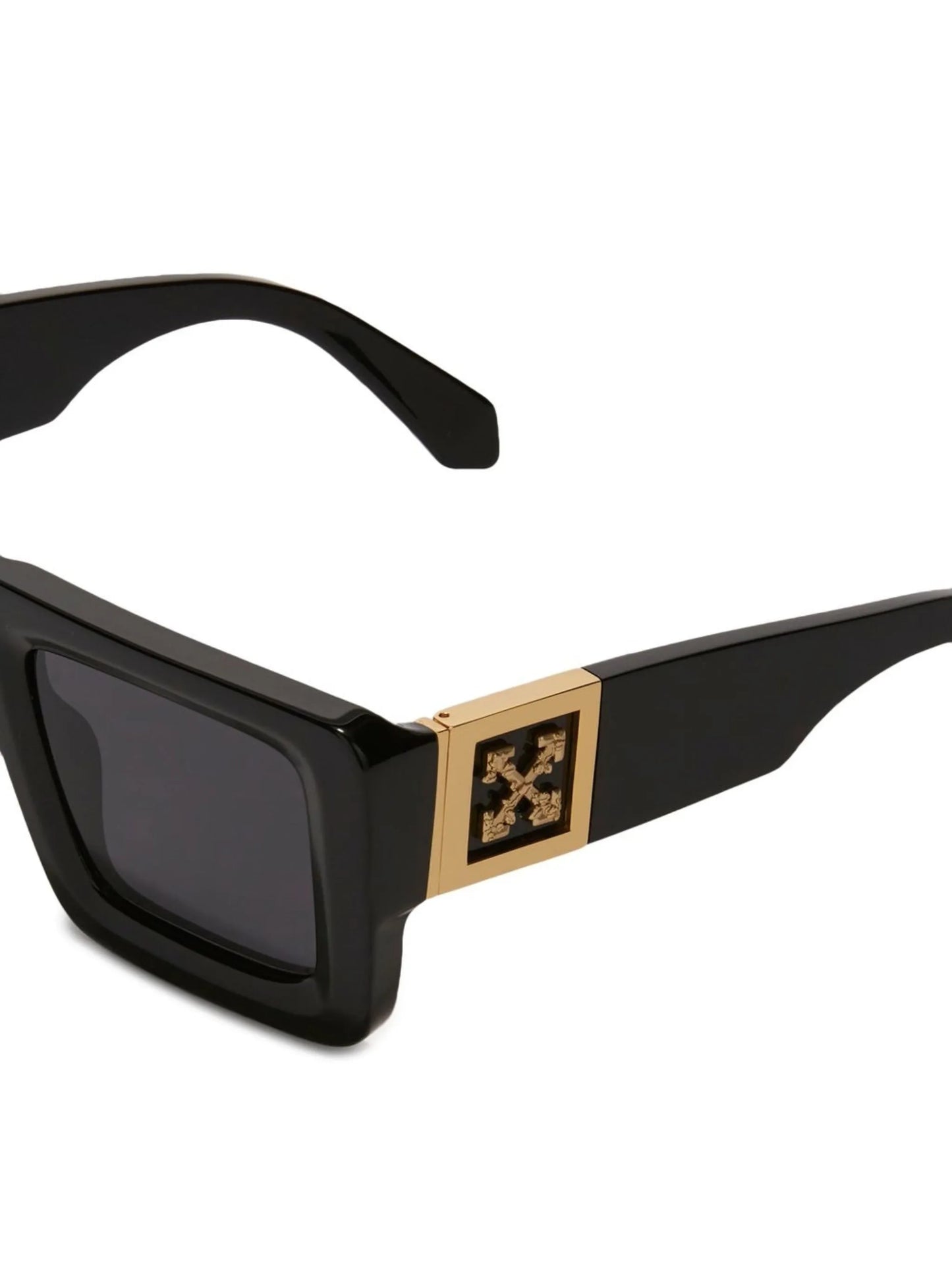 Arrows-motif tinted sunglasses