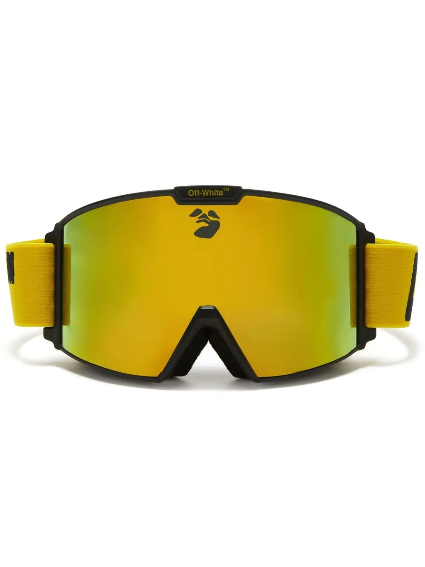 logo-print ski goggles