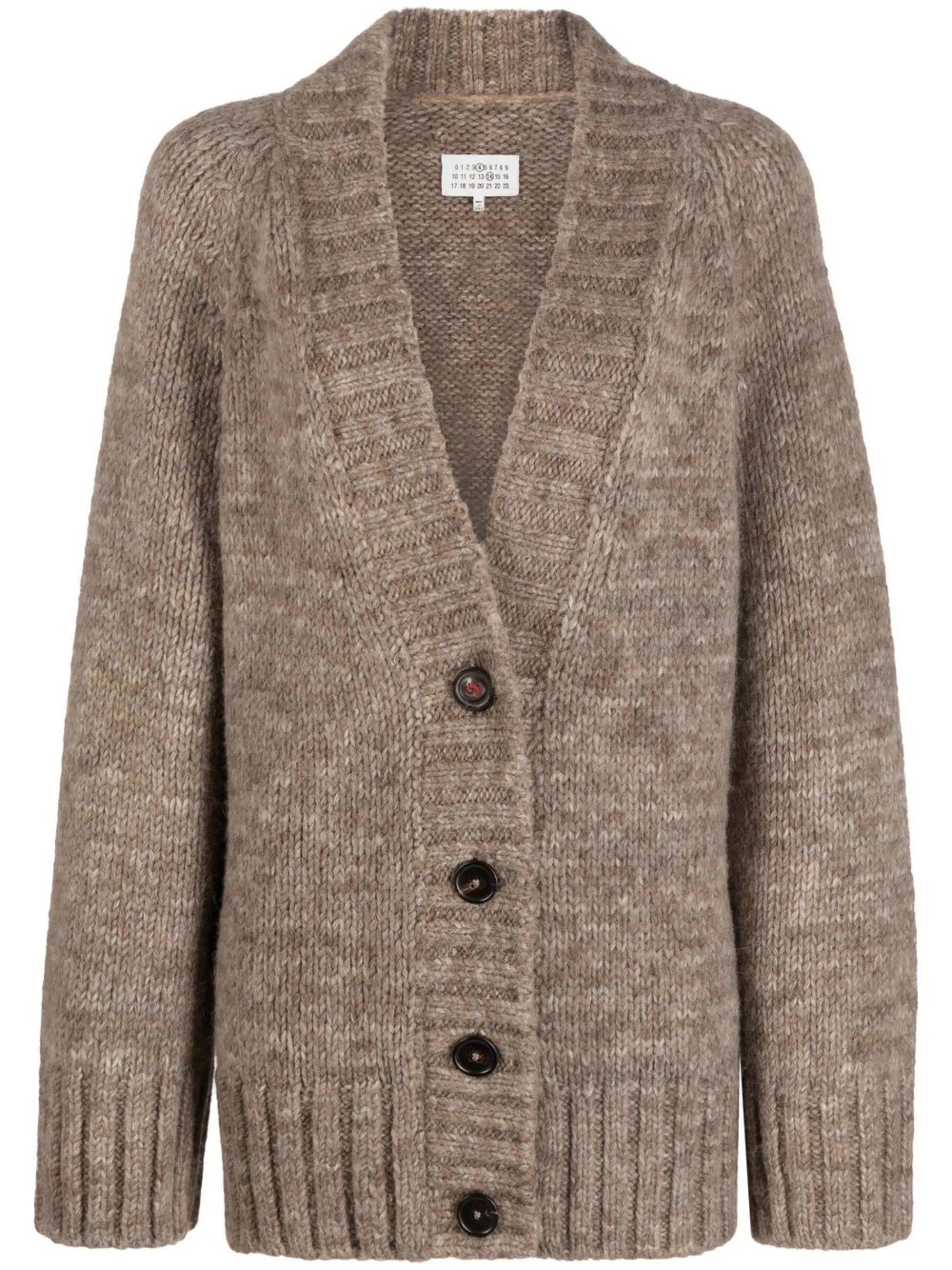 Botanical Dye V-neck cardigan