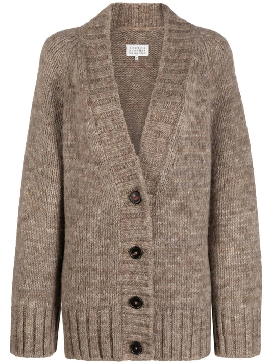 Botanical Dye V-neck cardigan