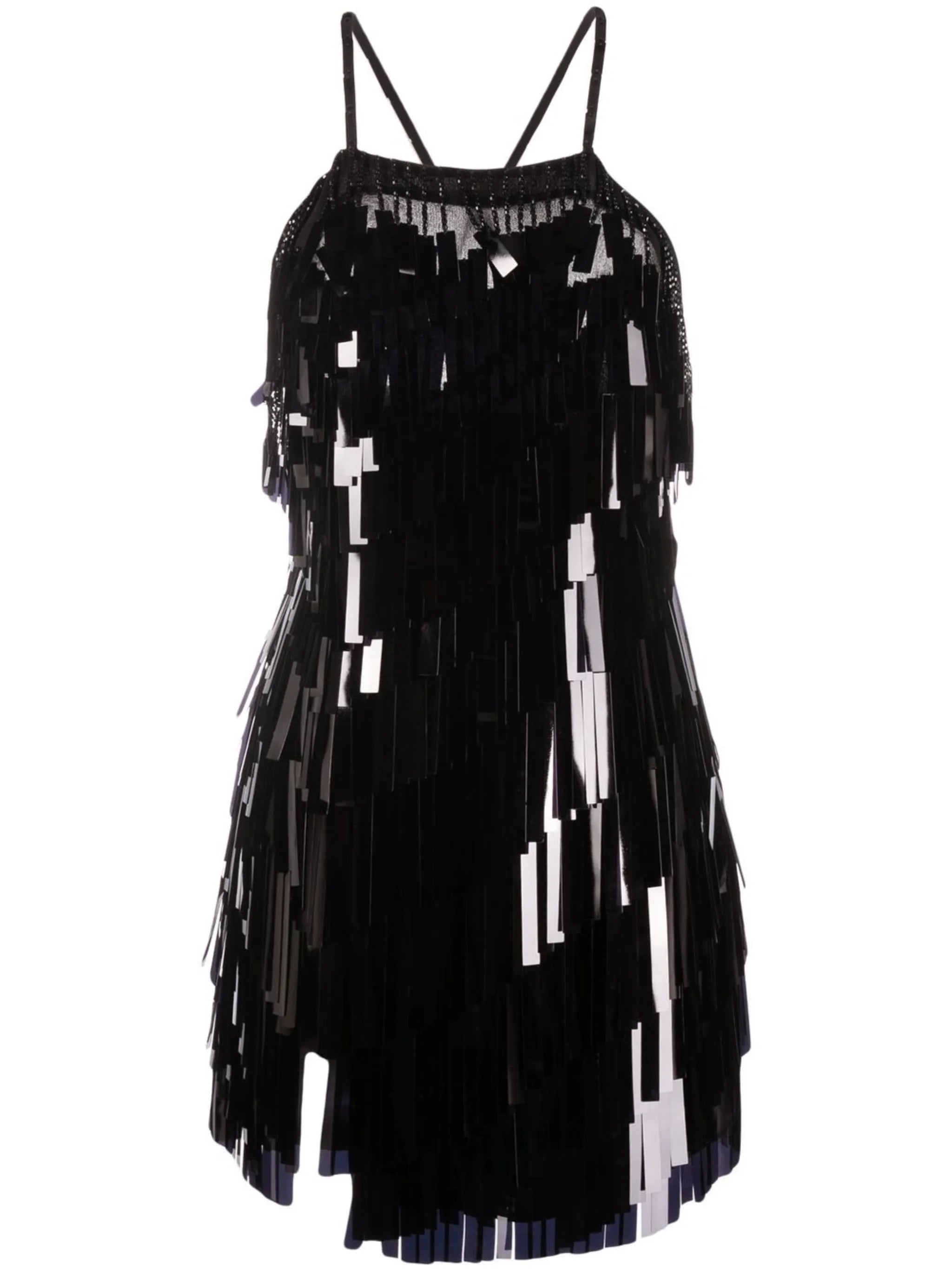 sequin-embellished fitted dress