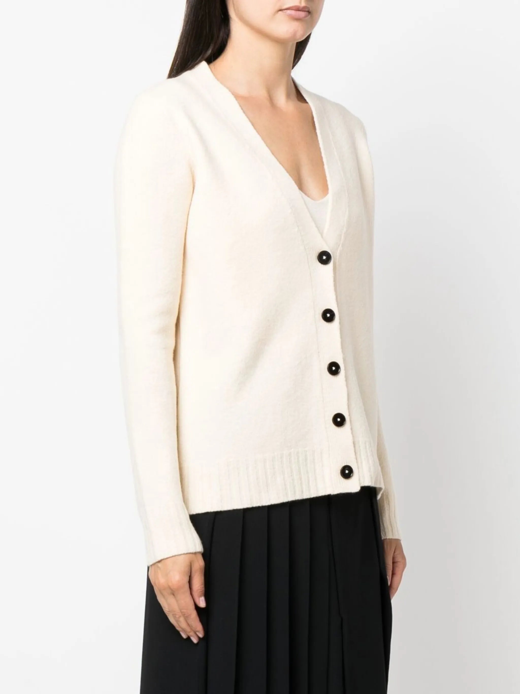 button-down knit cardigan