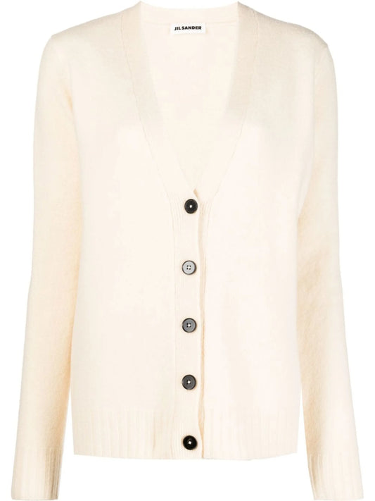 button-down knit cardigan