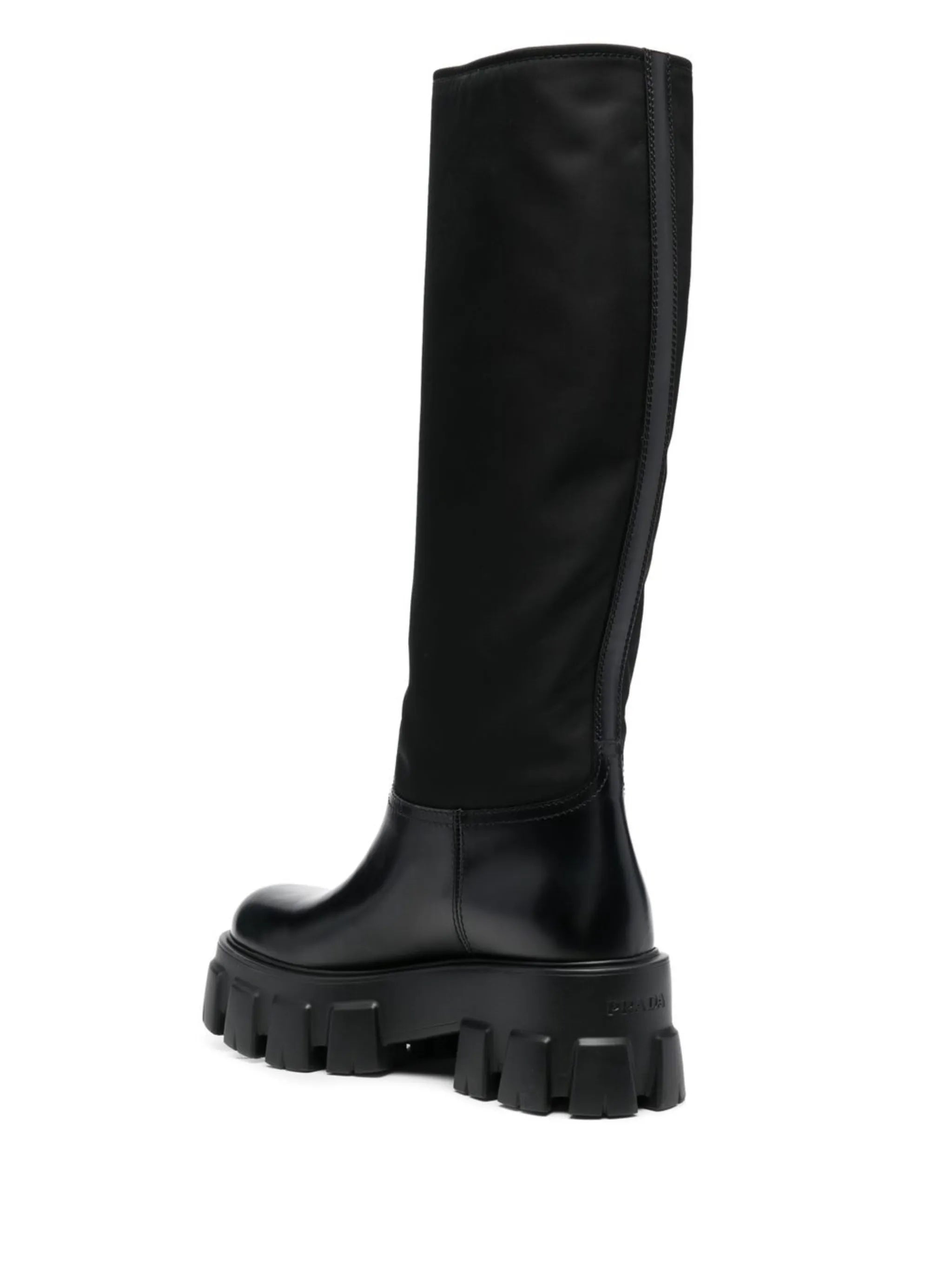 Monolith knee-length boots