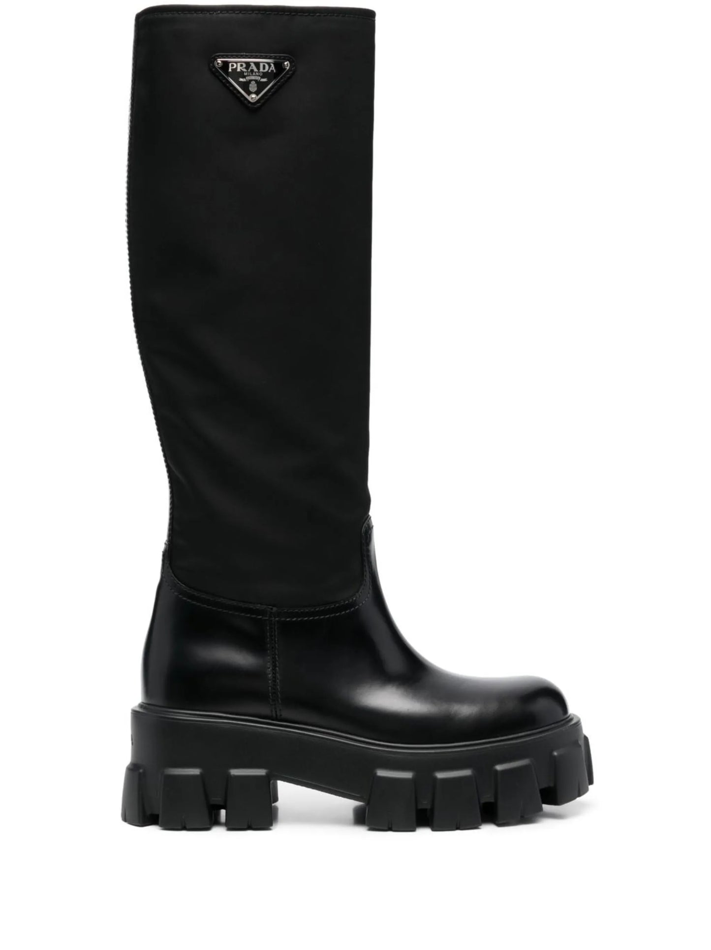 Monolith knee-length boots