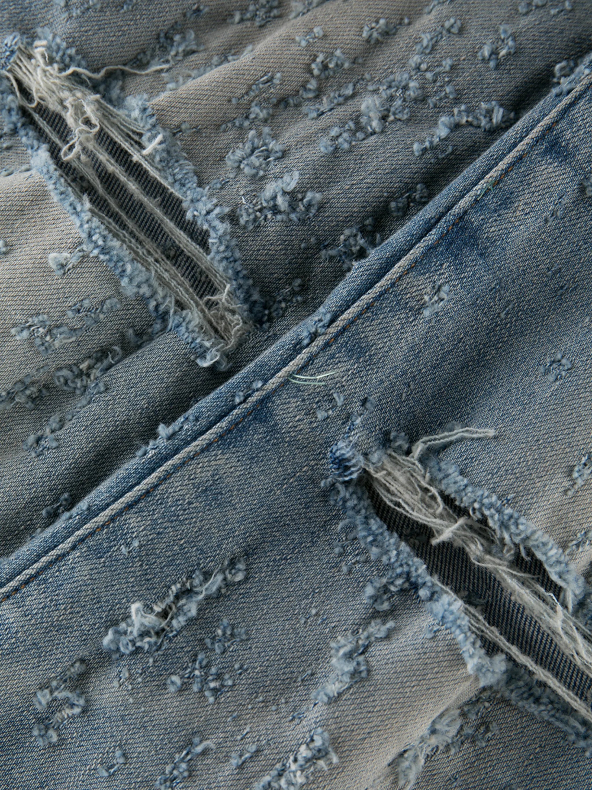 distressed skinny jeans