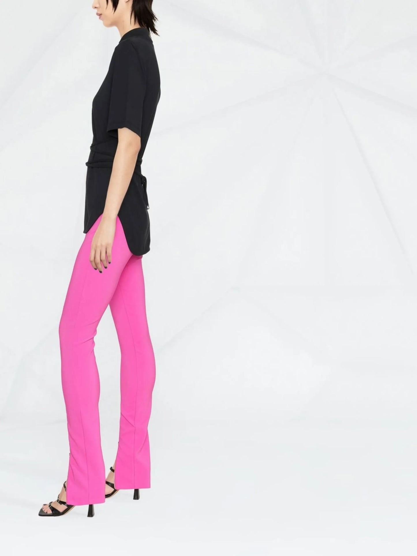 Aurelie tied-waist T-shirt