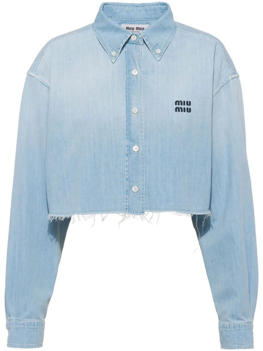 Chambray denim shirt