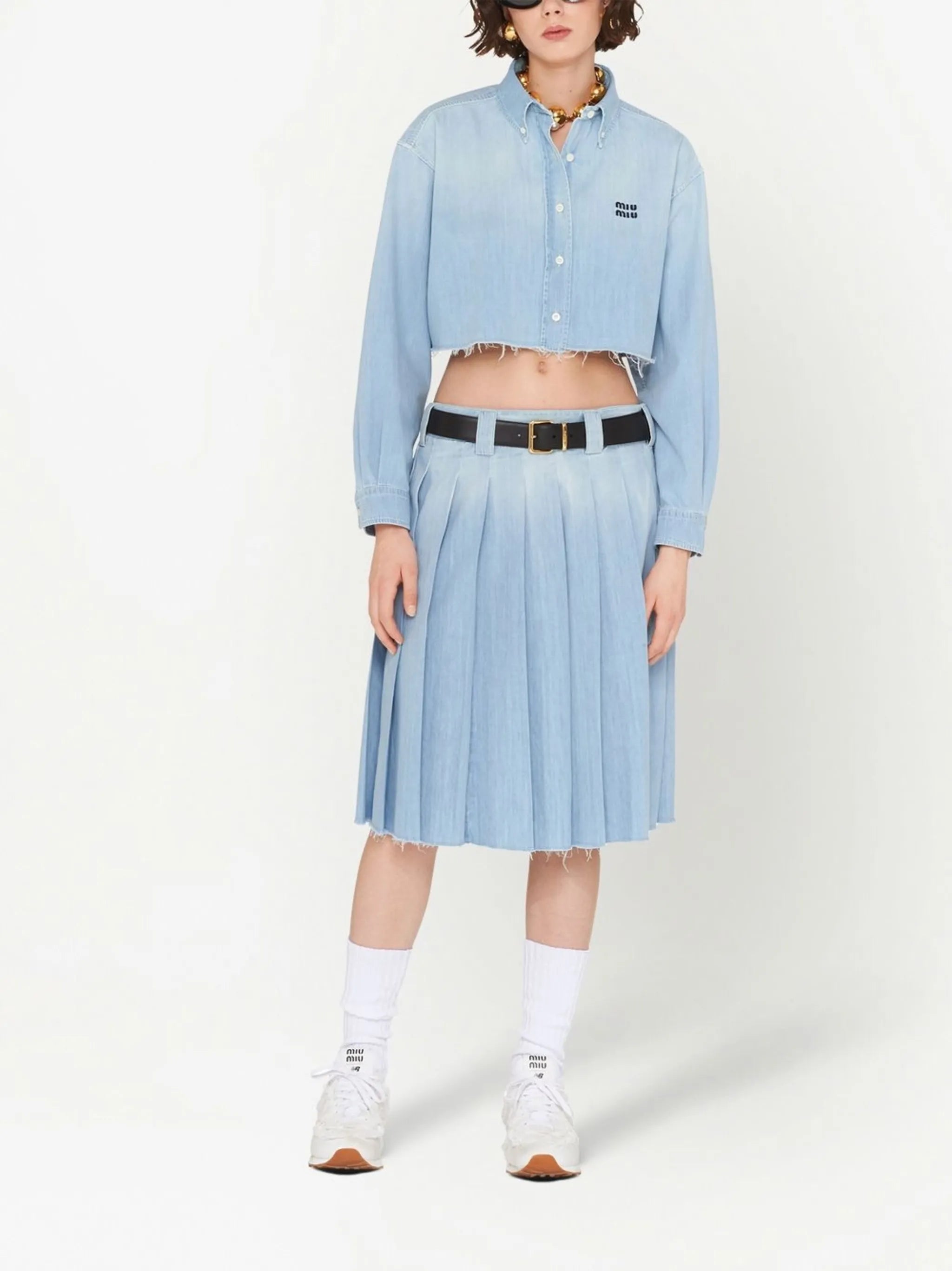 Chambray denim shirt