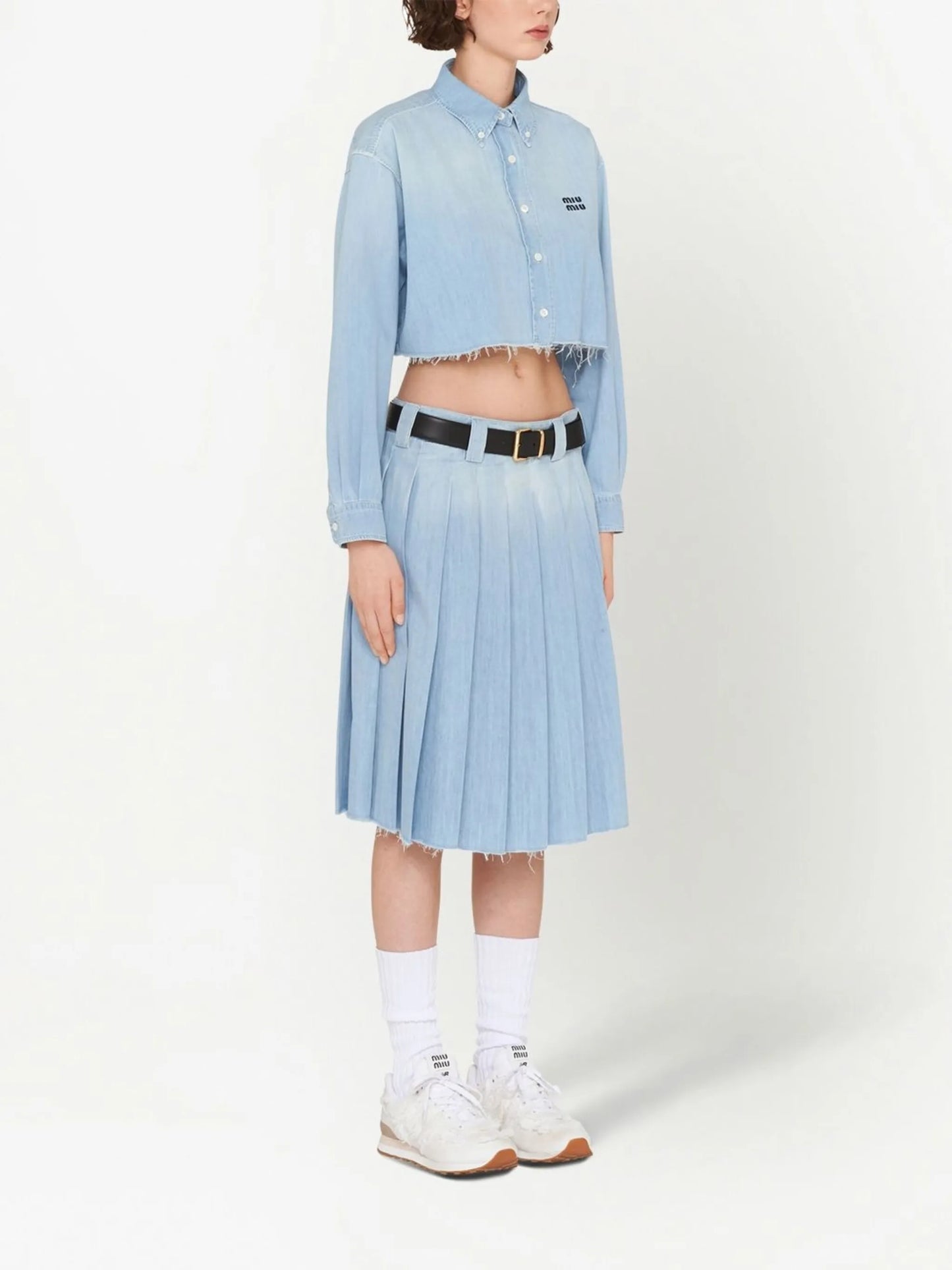 Chambray denim shirt