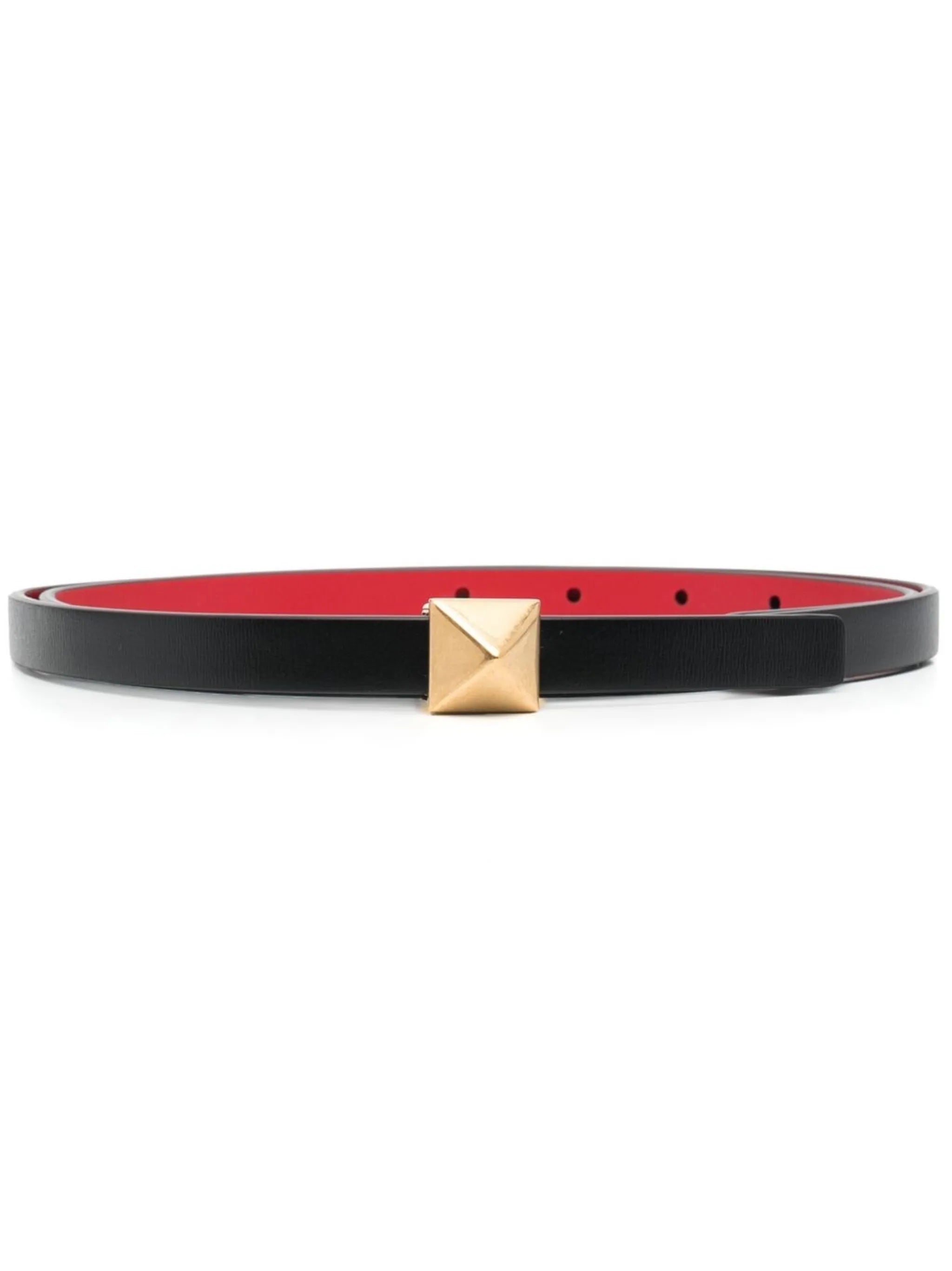 Rockstud-embellished leather belt