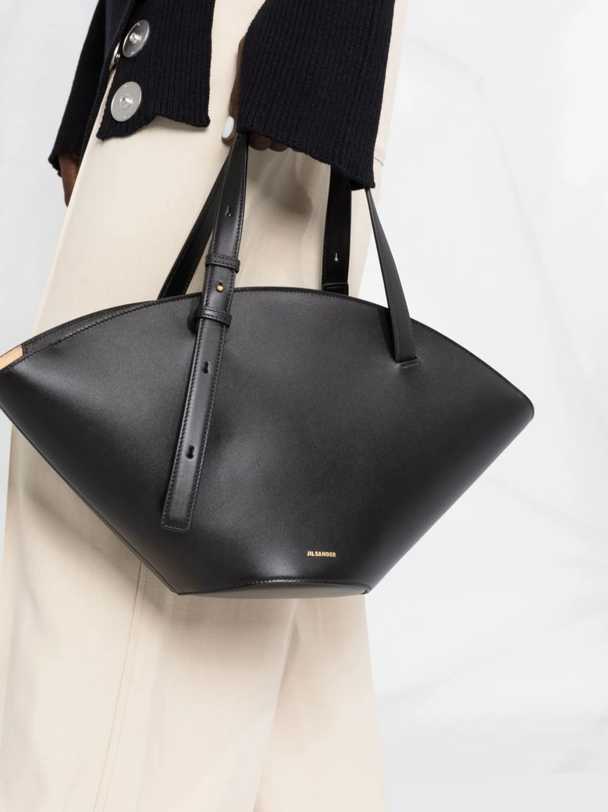 logo-print tote bag