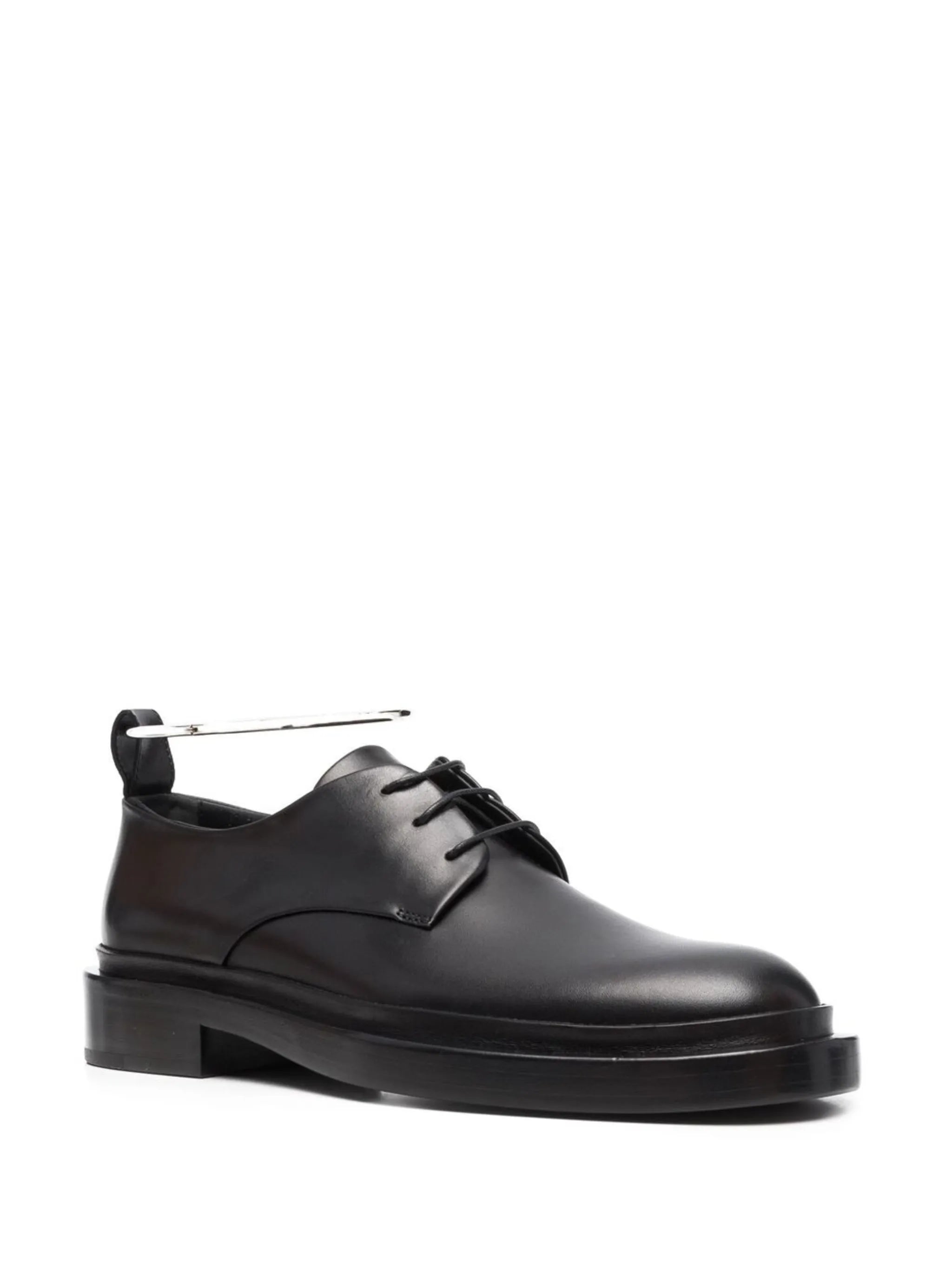 hardware-detail derby shoes