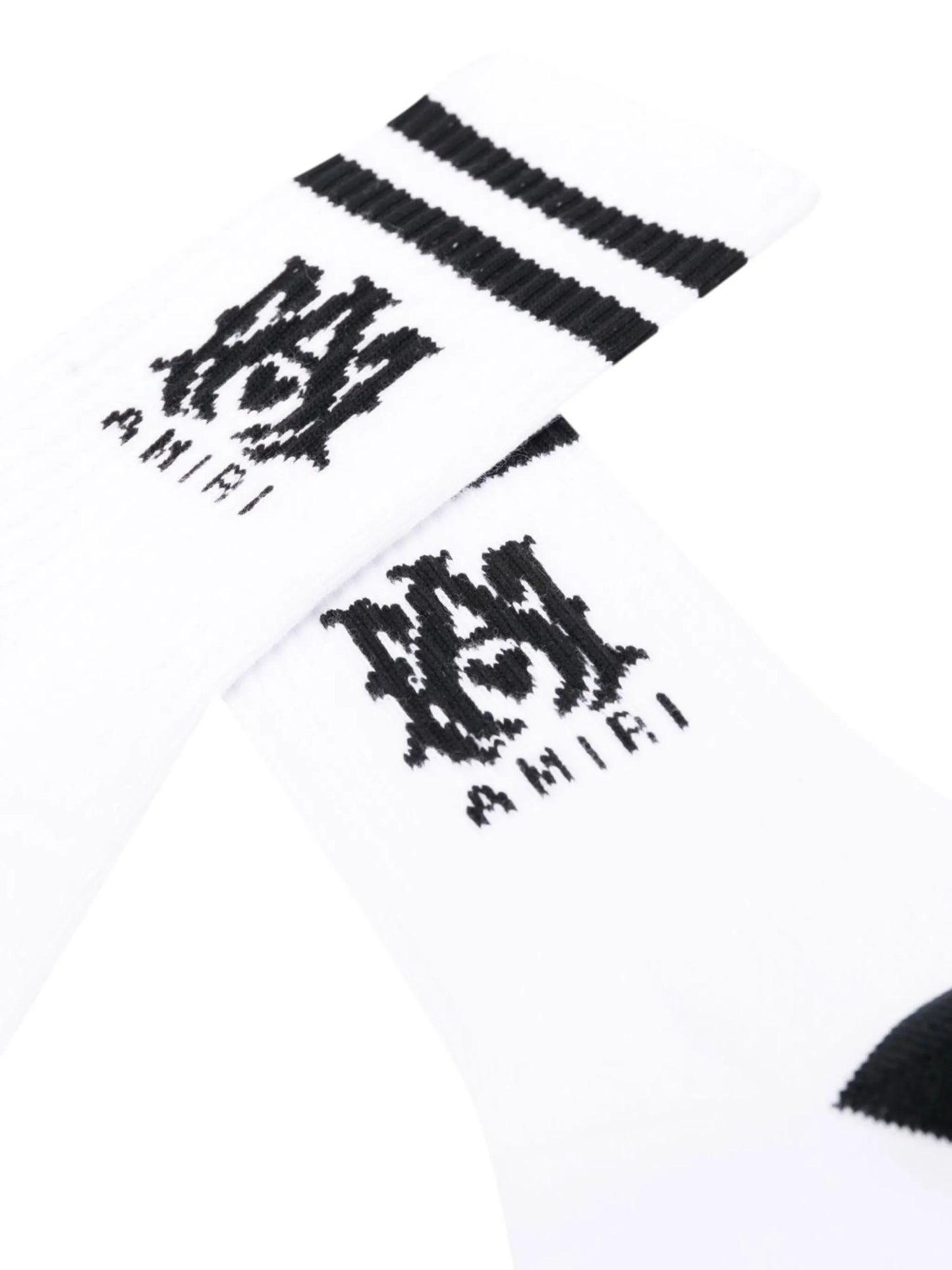 monogram-print socks