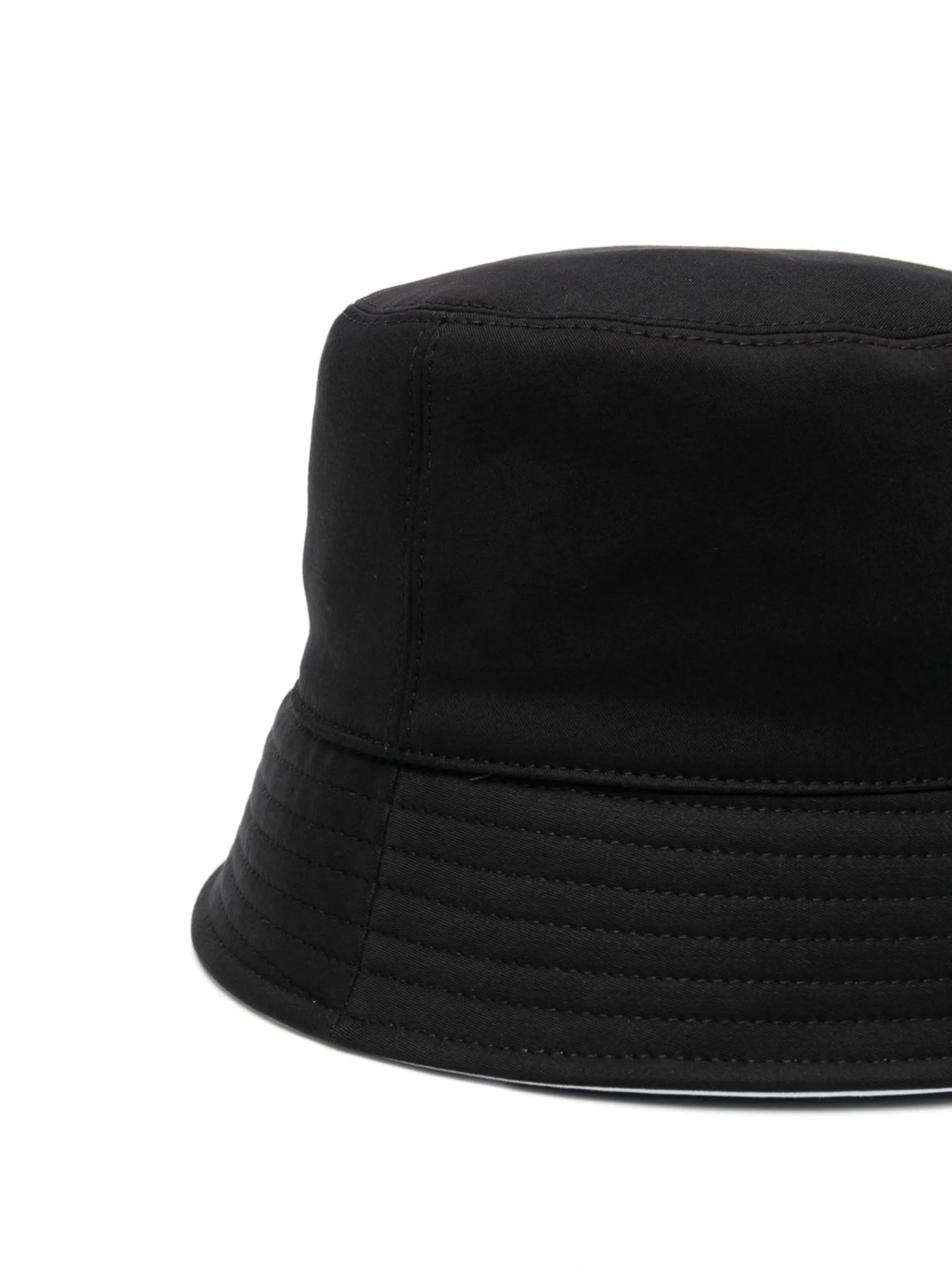 logo-print bucket hat