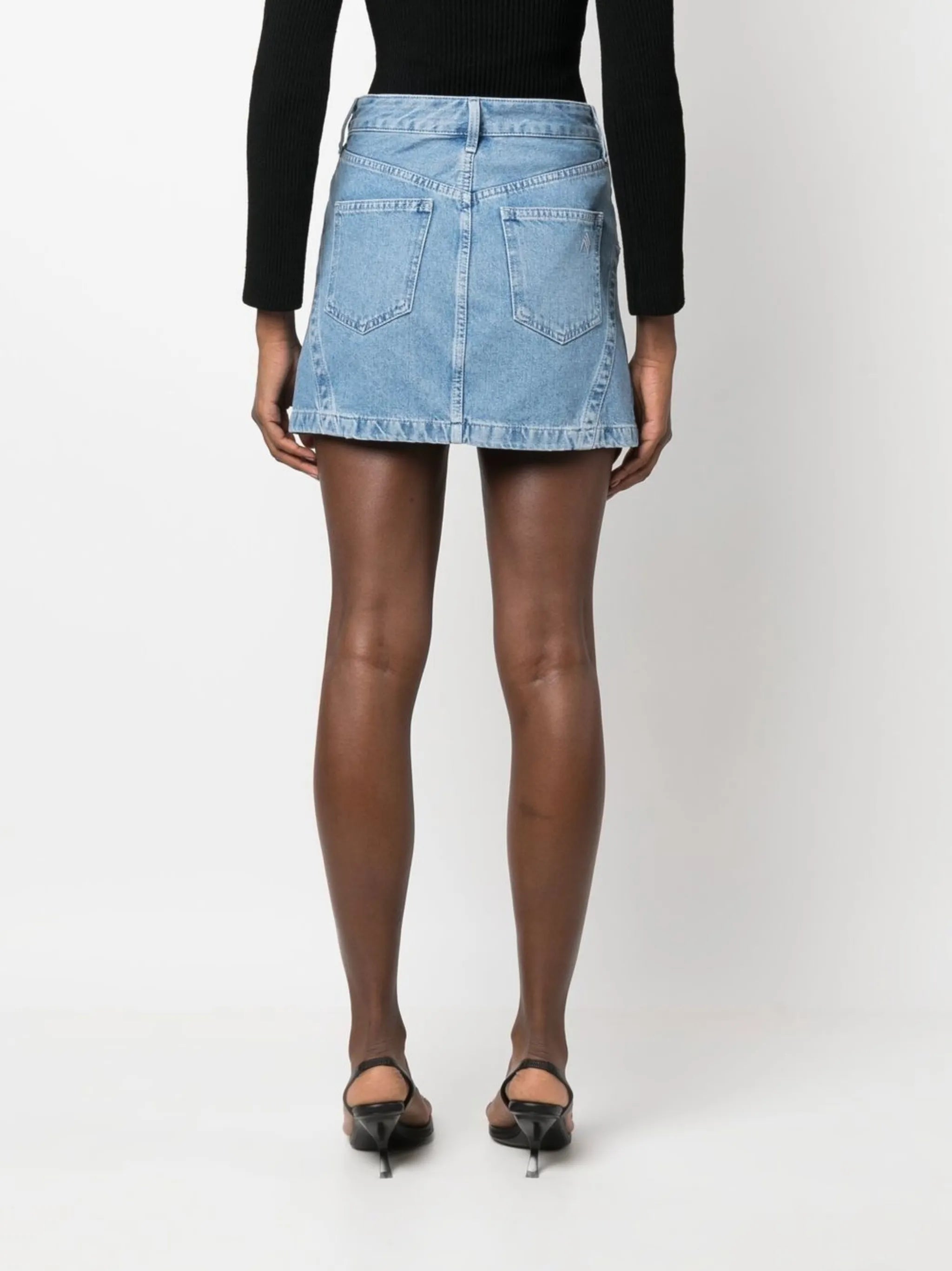 Lula denim miniskirt