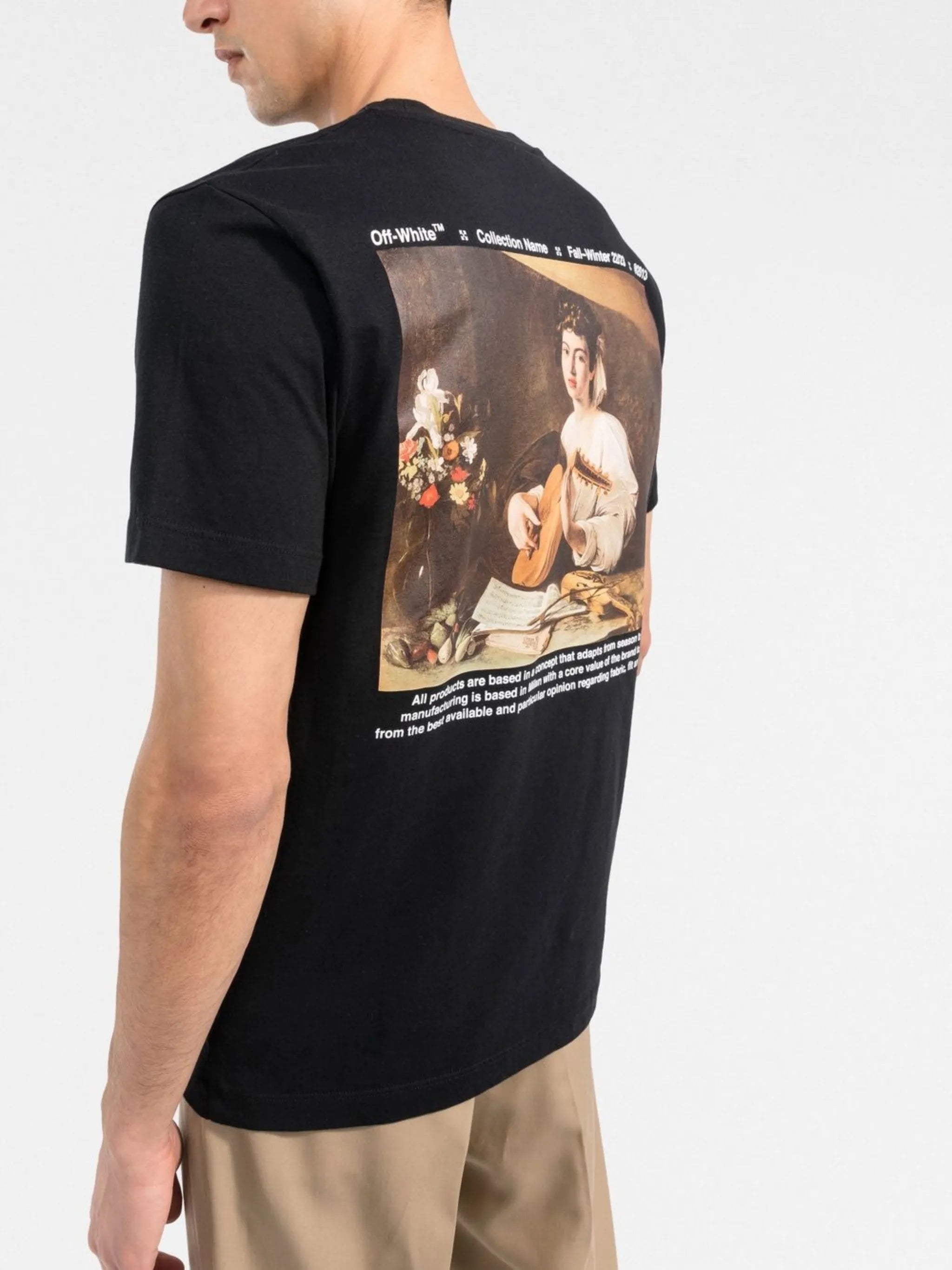 Caravaggio Lute-print T-shirt