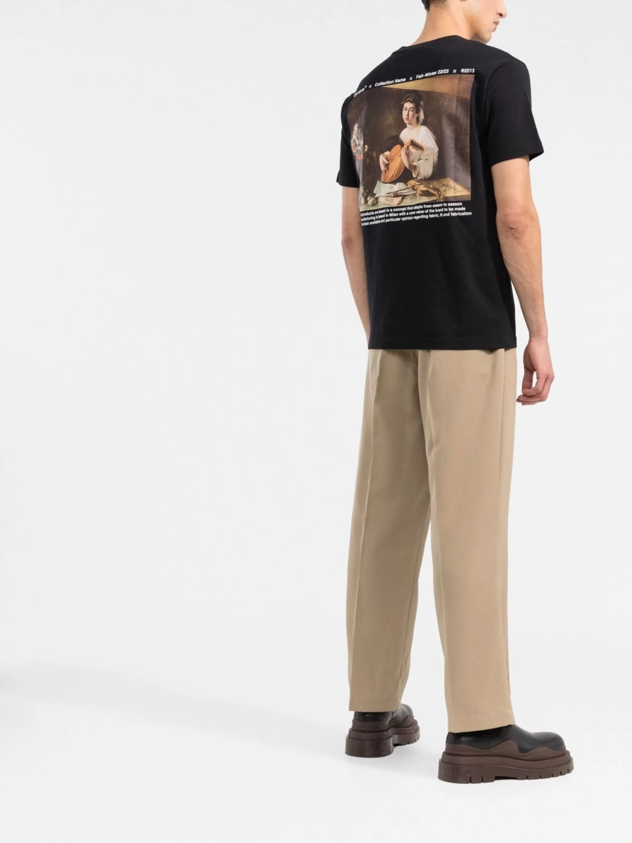 Caravaggio Lute-print T-shirt