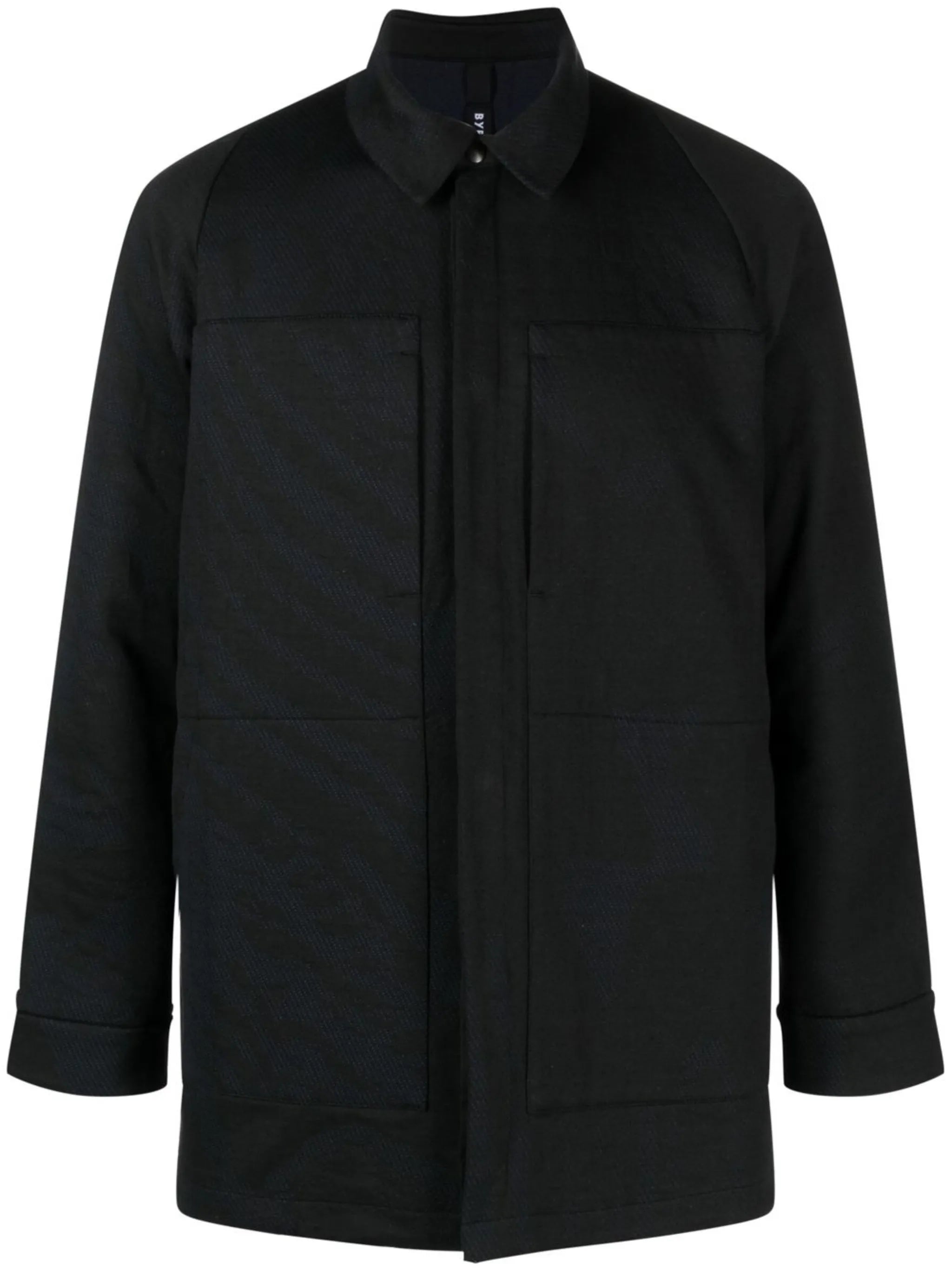 stripe-patterned shirt