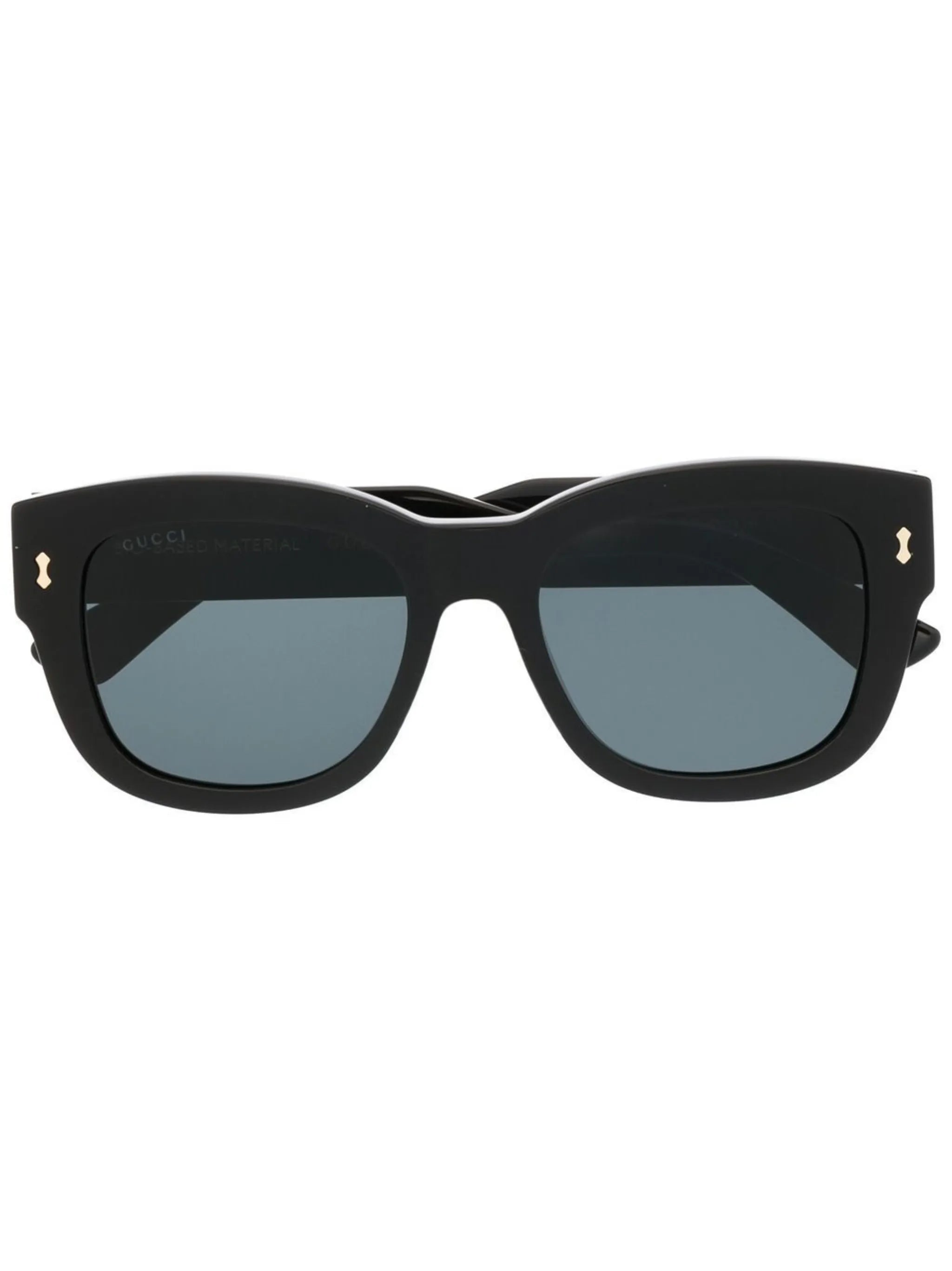 rectangle-frame branded sunglasses