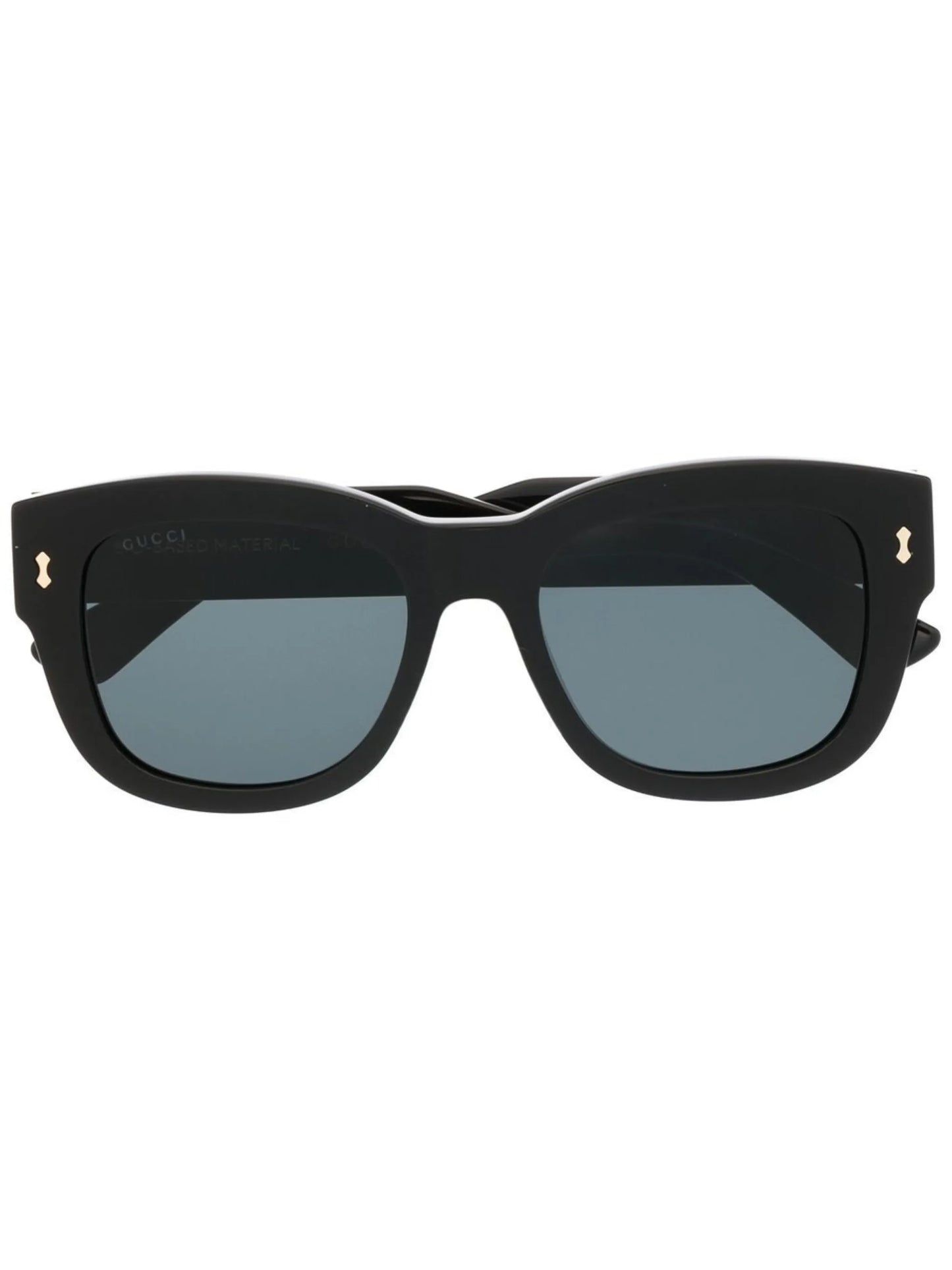 rectangle-frame branded sunglasses