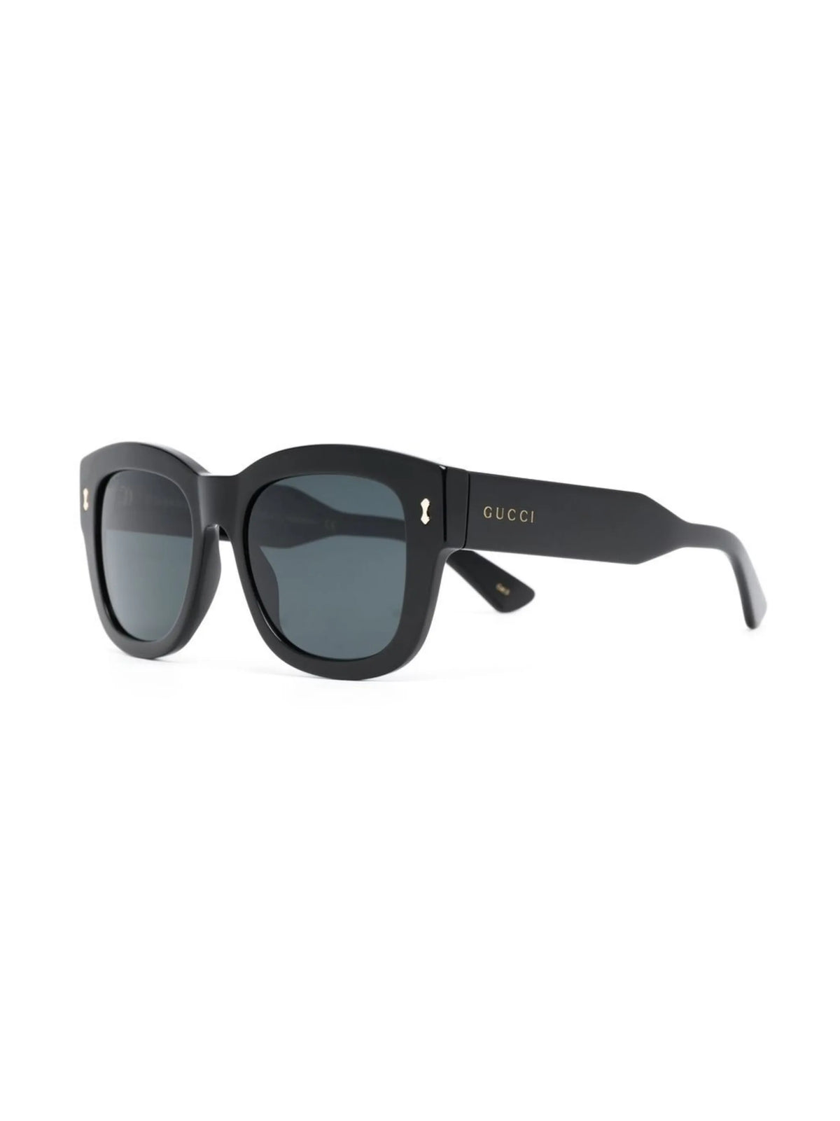 rectangle-frame branded sunglasses