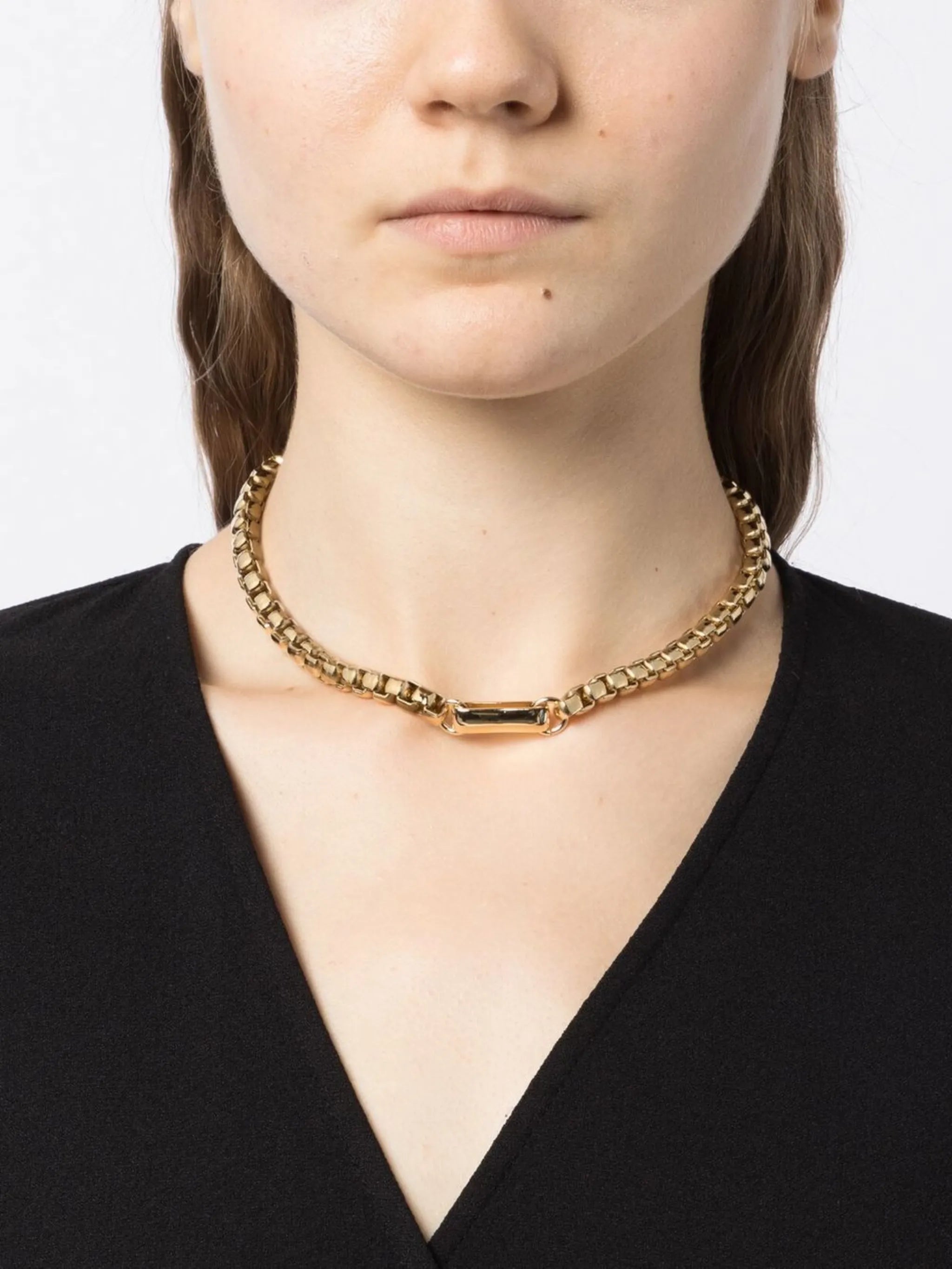 Lella box-chain necklace