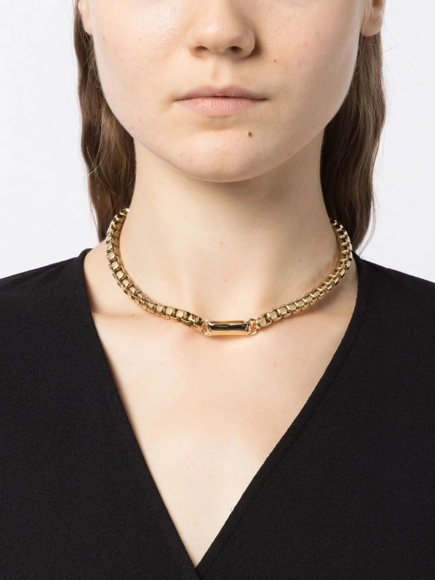Lella box-chain necklace