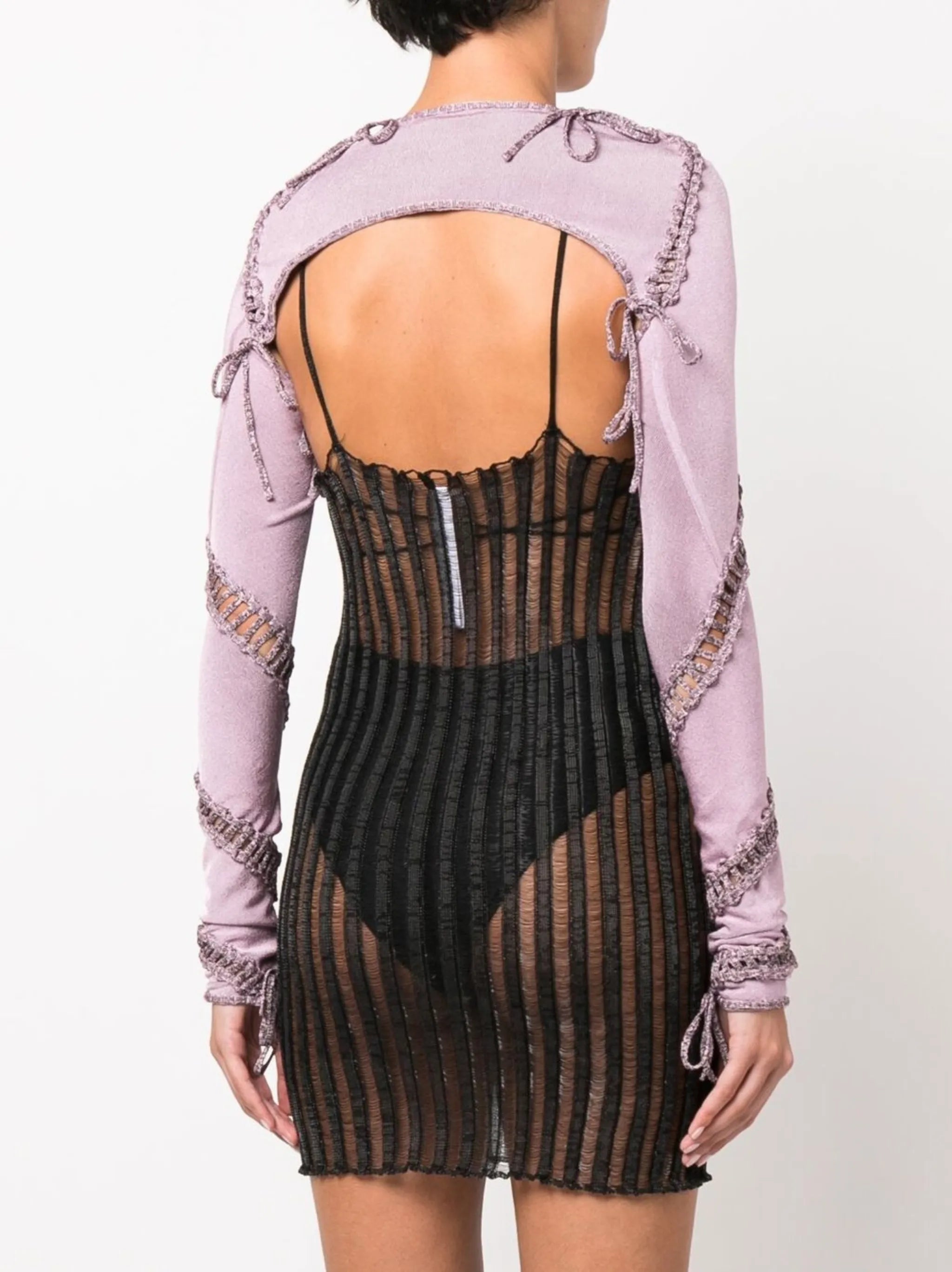 cut-out detailed sleeve top