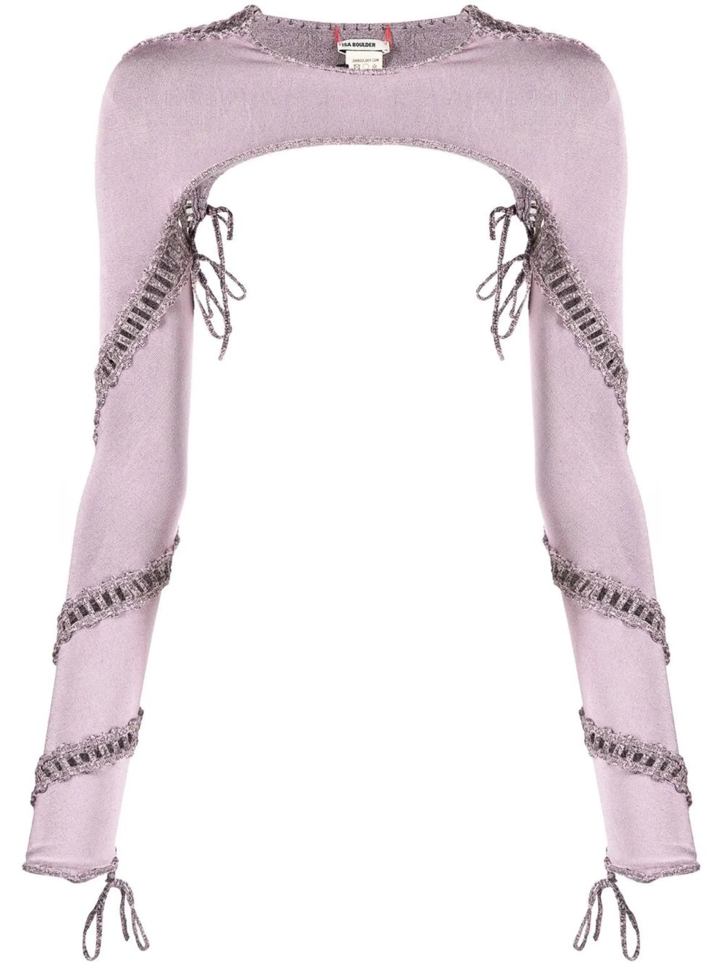 cut-out detailed sleeve top