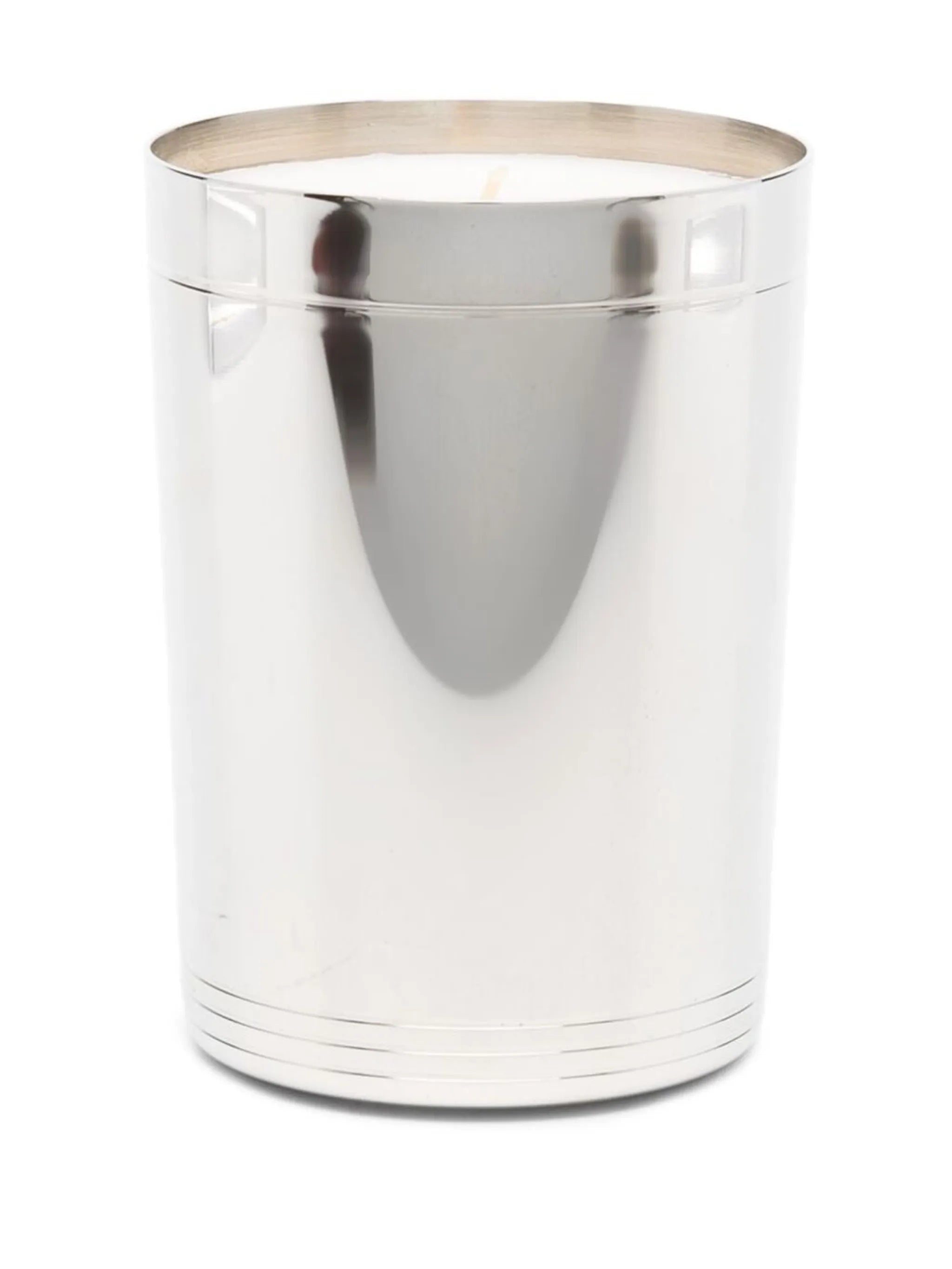Rhinelander logo-debossed candle
