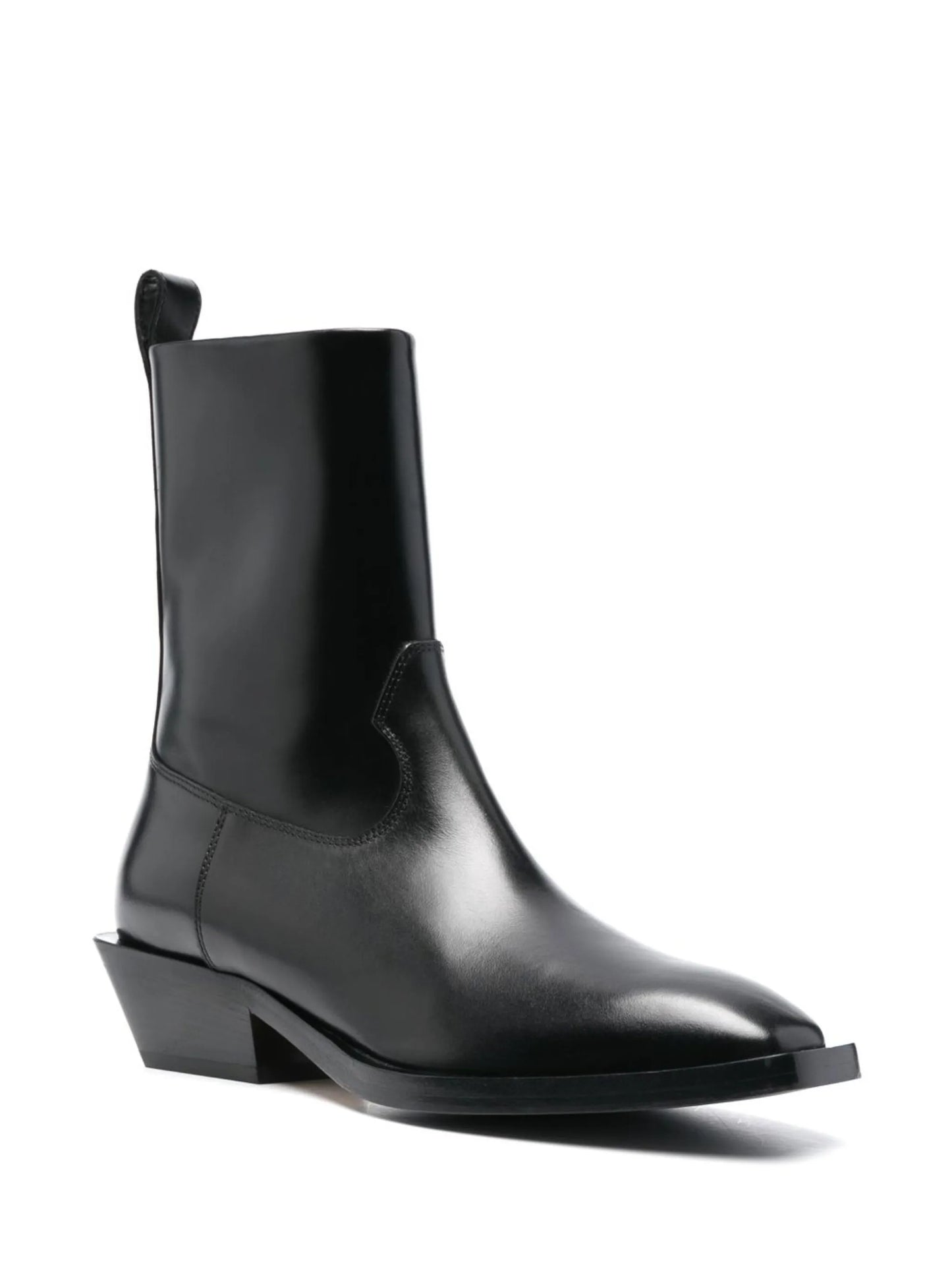 tapered-heel ankle boots