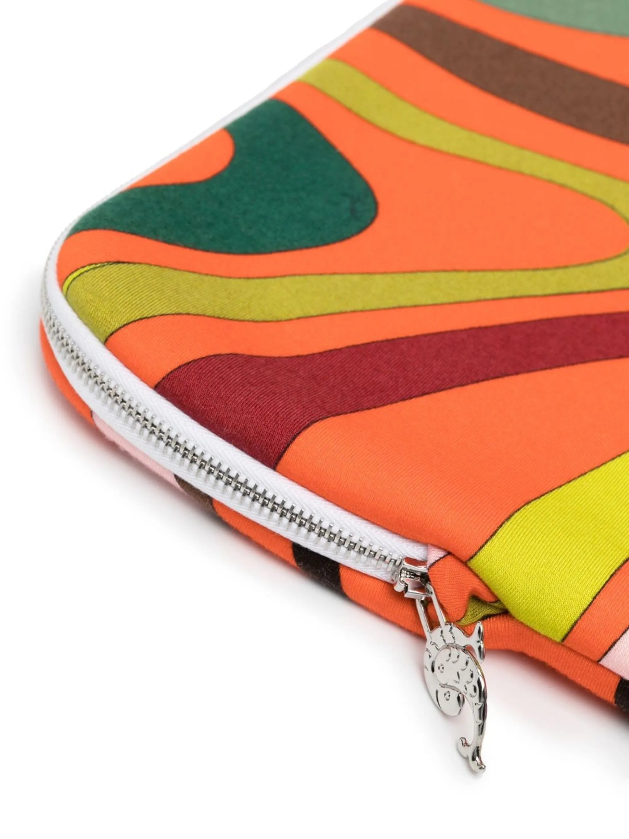 Marmo-print laptop case