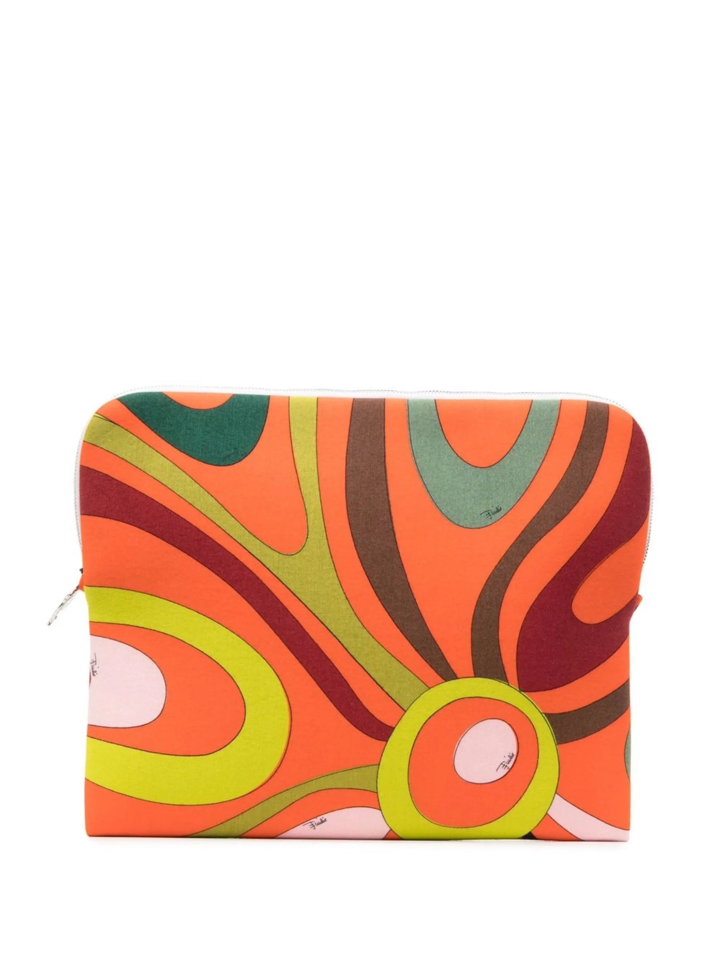 Marmo-print laptop case