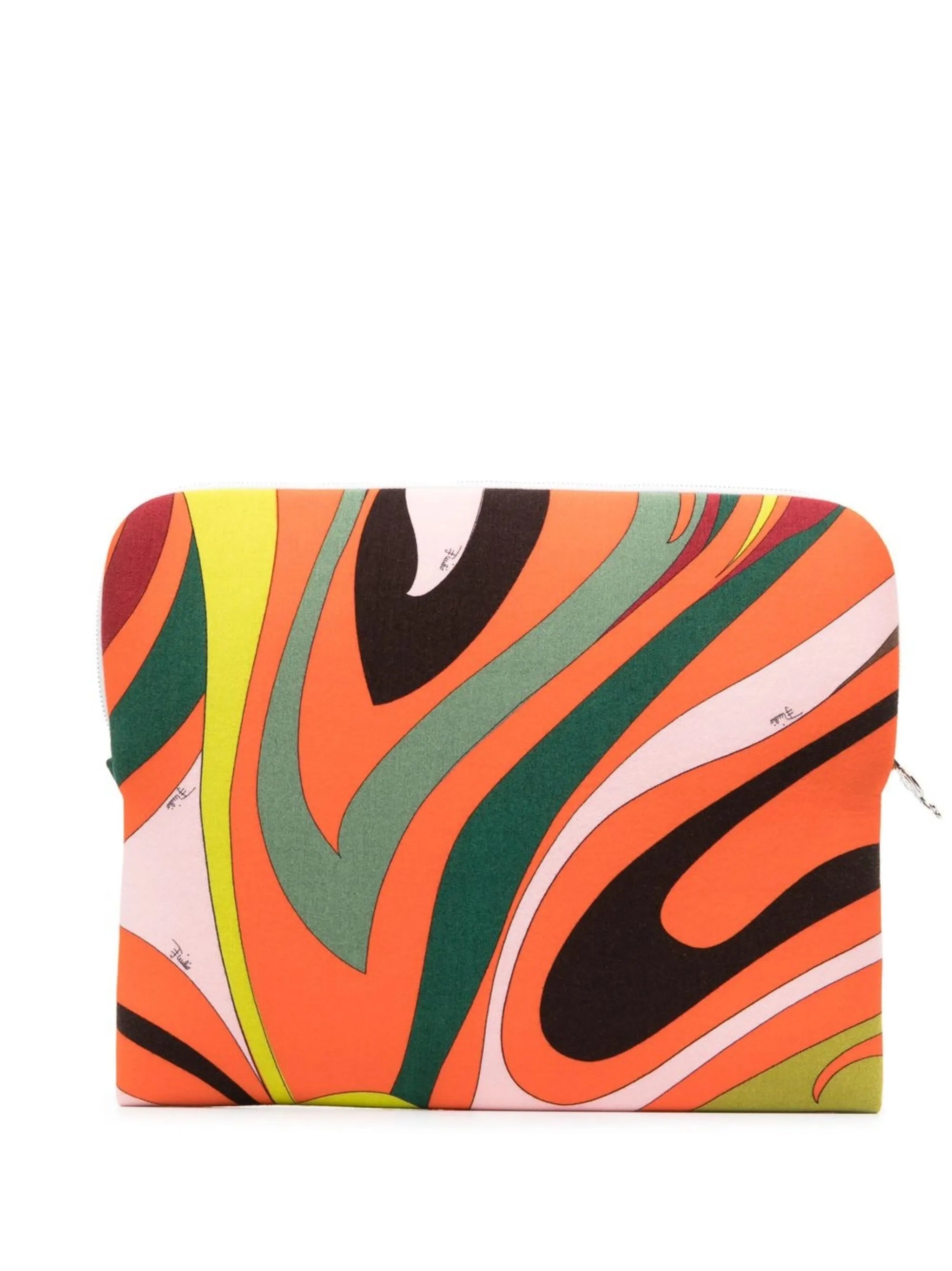 Marmo-print laptop case