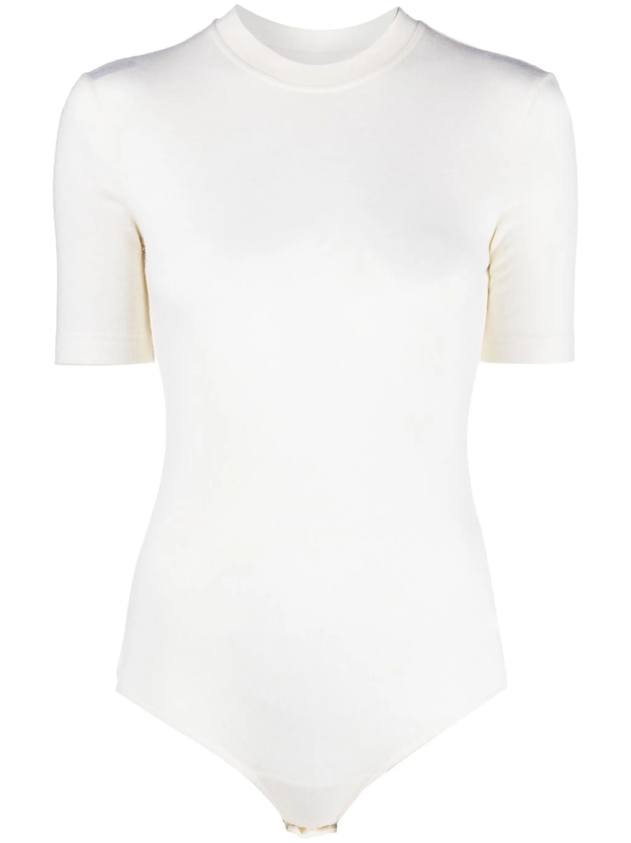 crew neck short-sleeve bodysuit
