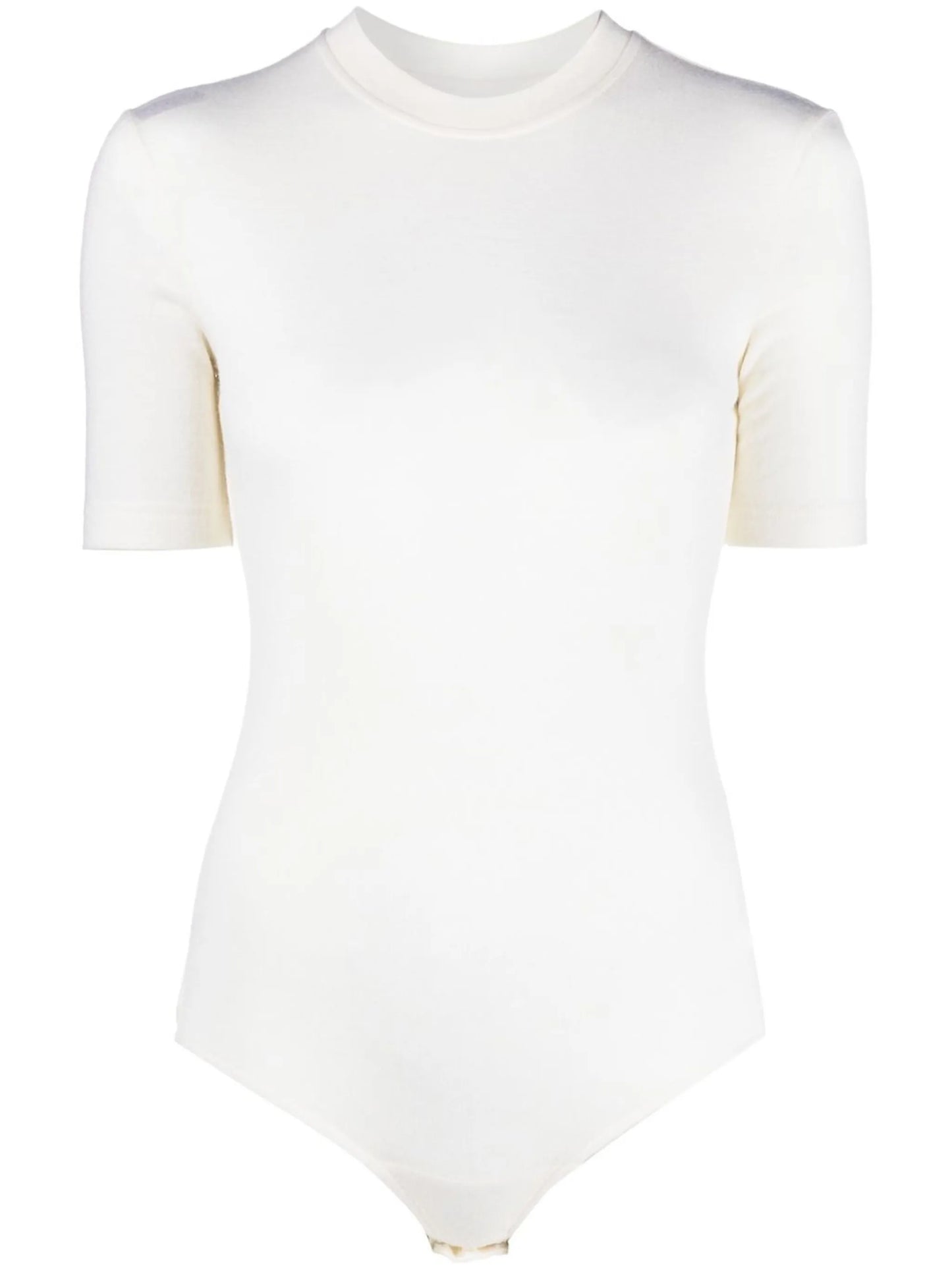 crew neck short-sleeve bodysuit