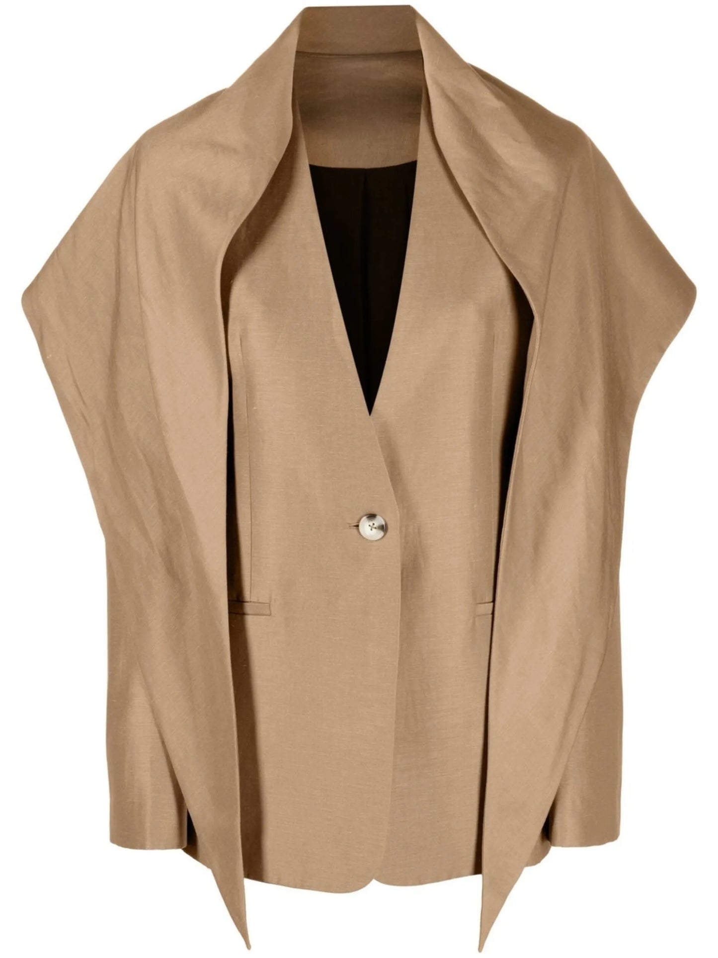 removable scarf blazer