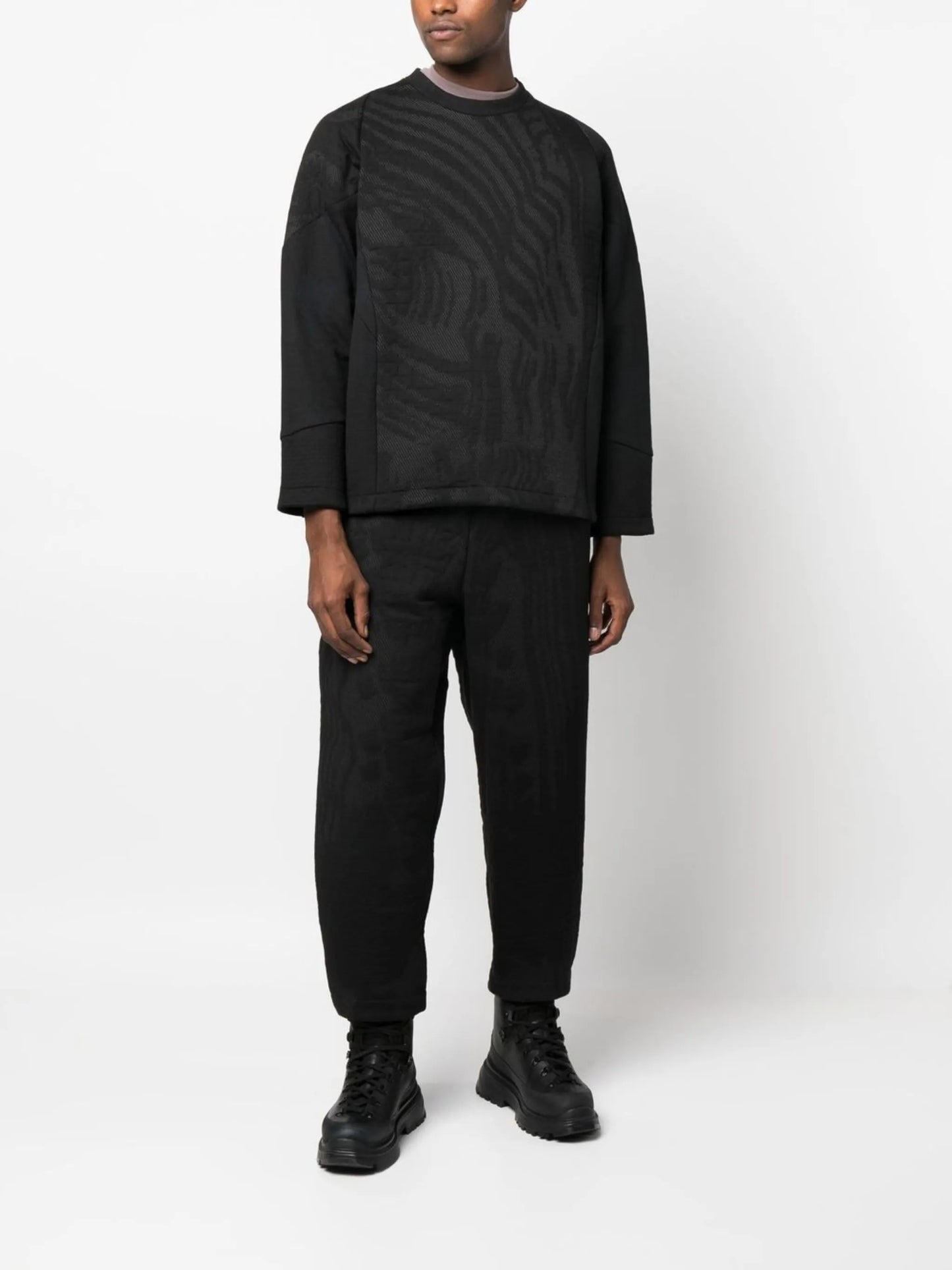 embroidered design sweatshirt