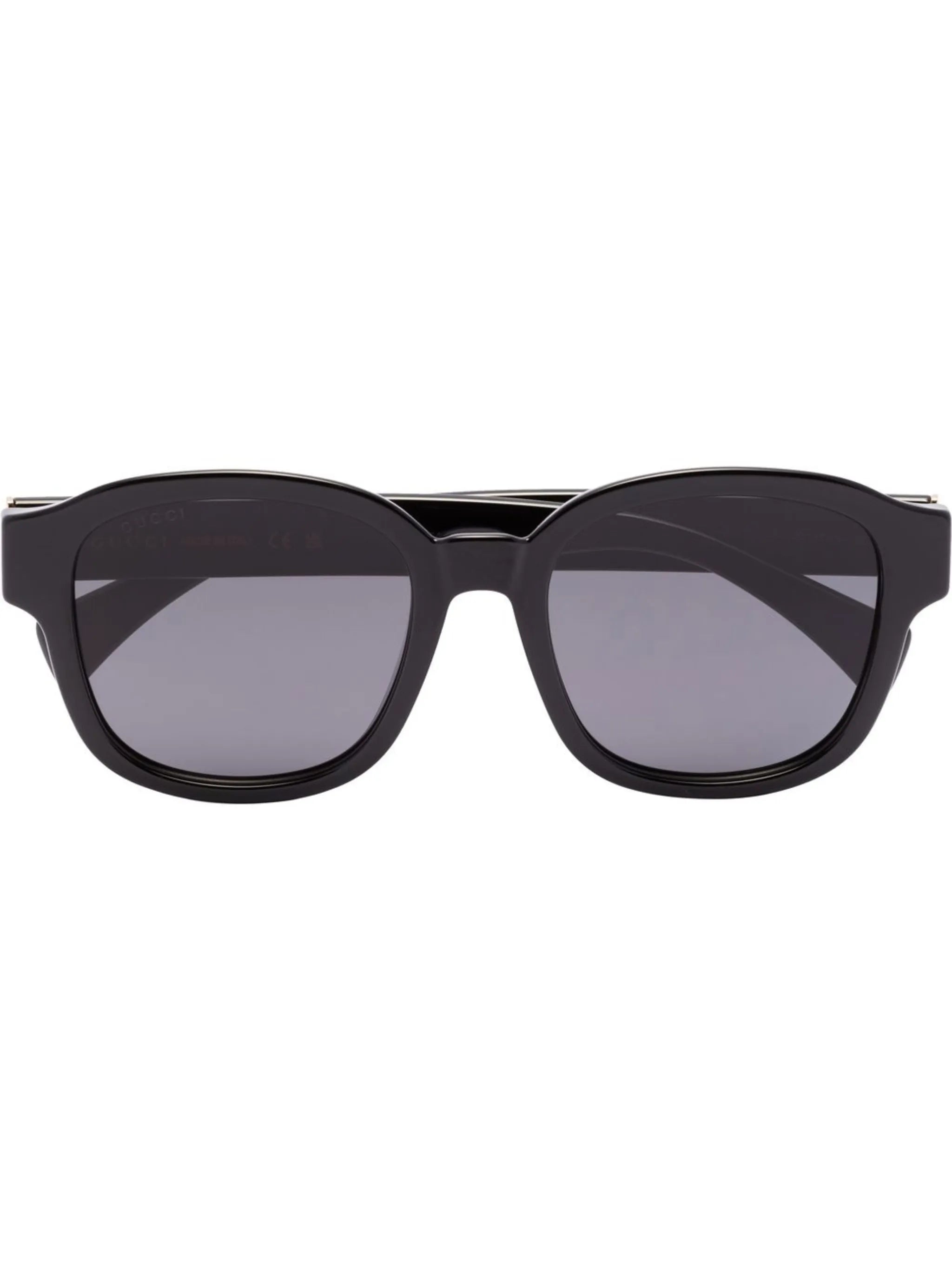 logo-detail square-frame sunglasses