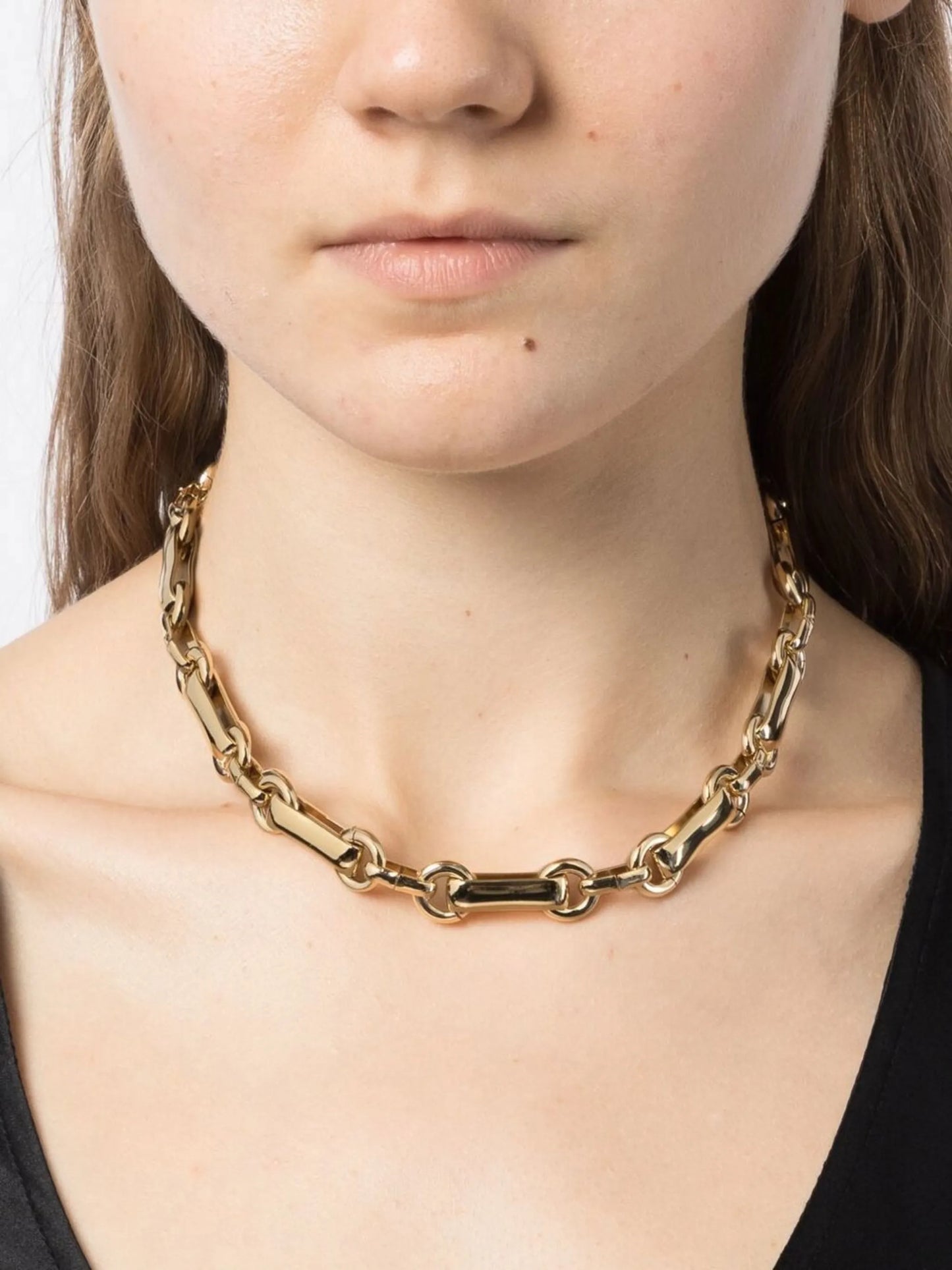 Sienna wide-link 17inch necklace