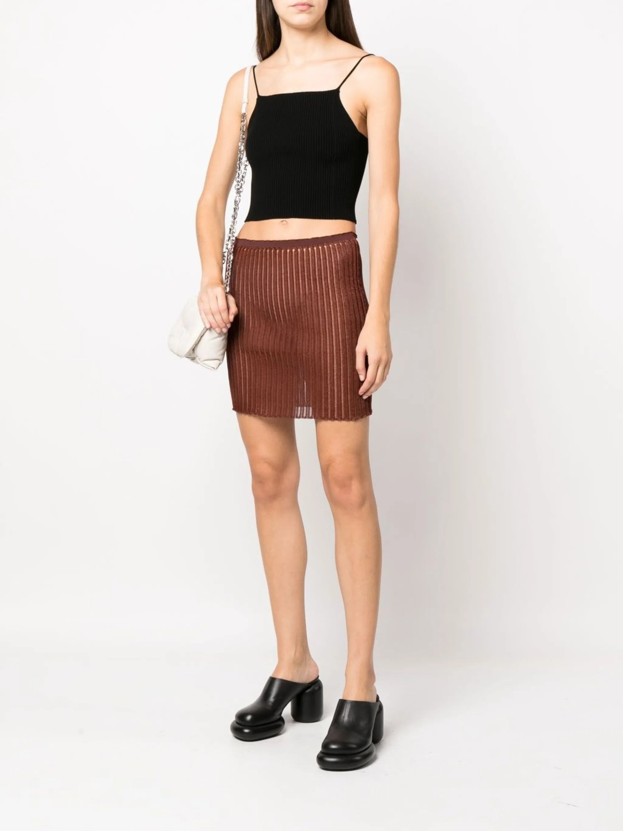 Patricia knitted mini skirt